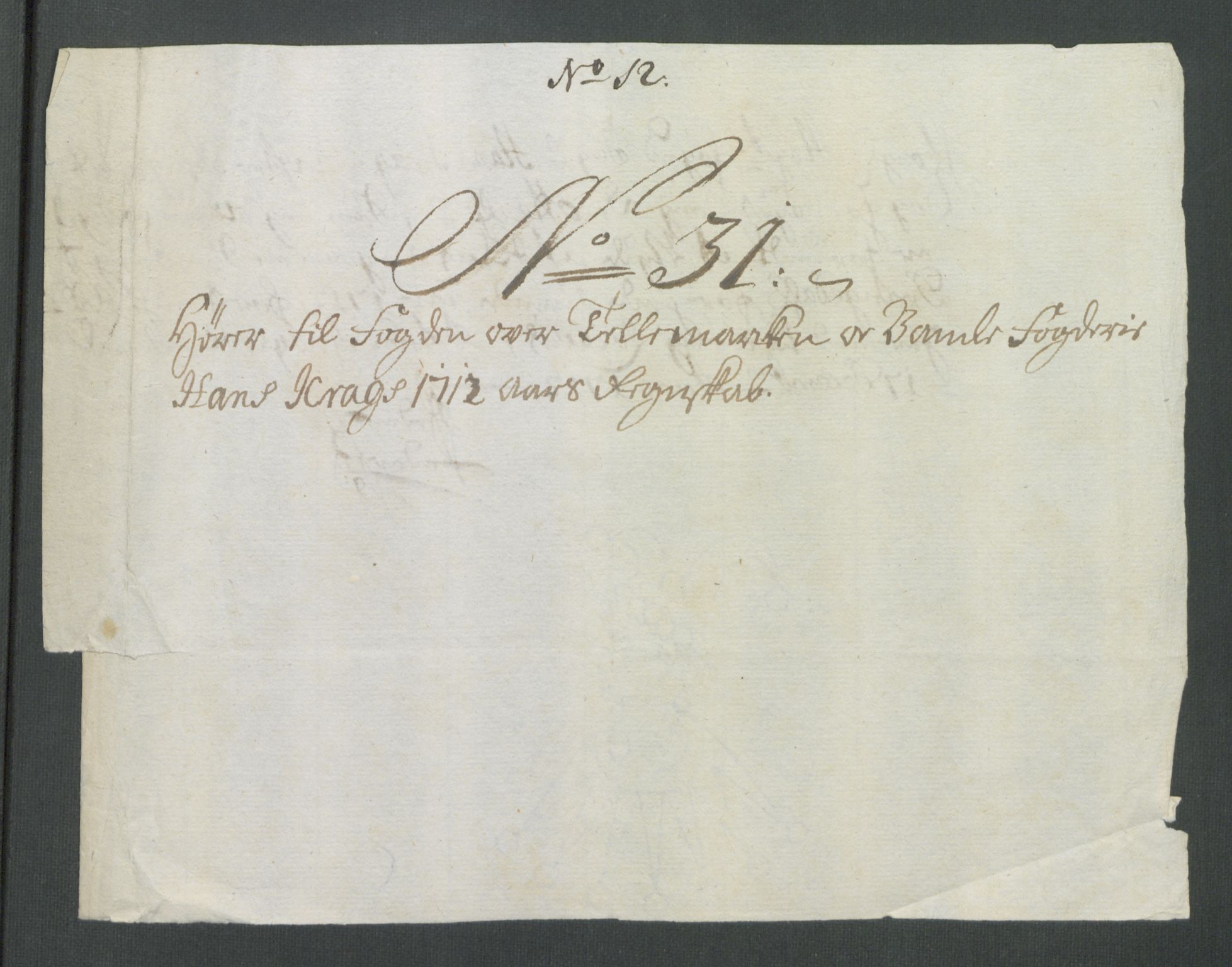 Rentekammeret inntil 1814, Reviderte regnskaper, Fogderegnskap, AV/RA-EA-4092/R36/L2123: Fogderegnskap Øvre og Nedre Telemark og Bamble, 1712, p. 278