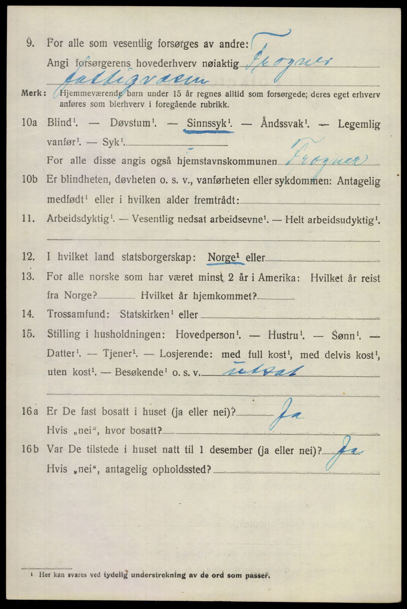 SAKO, 1920 census for Lier, 1920, p. 26179