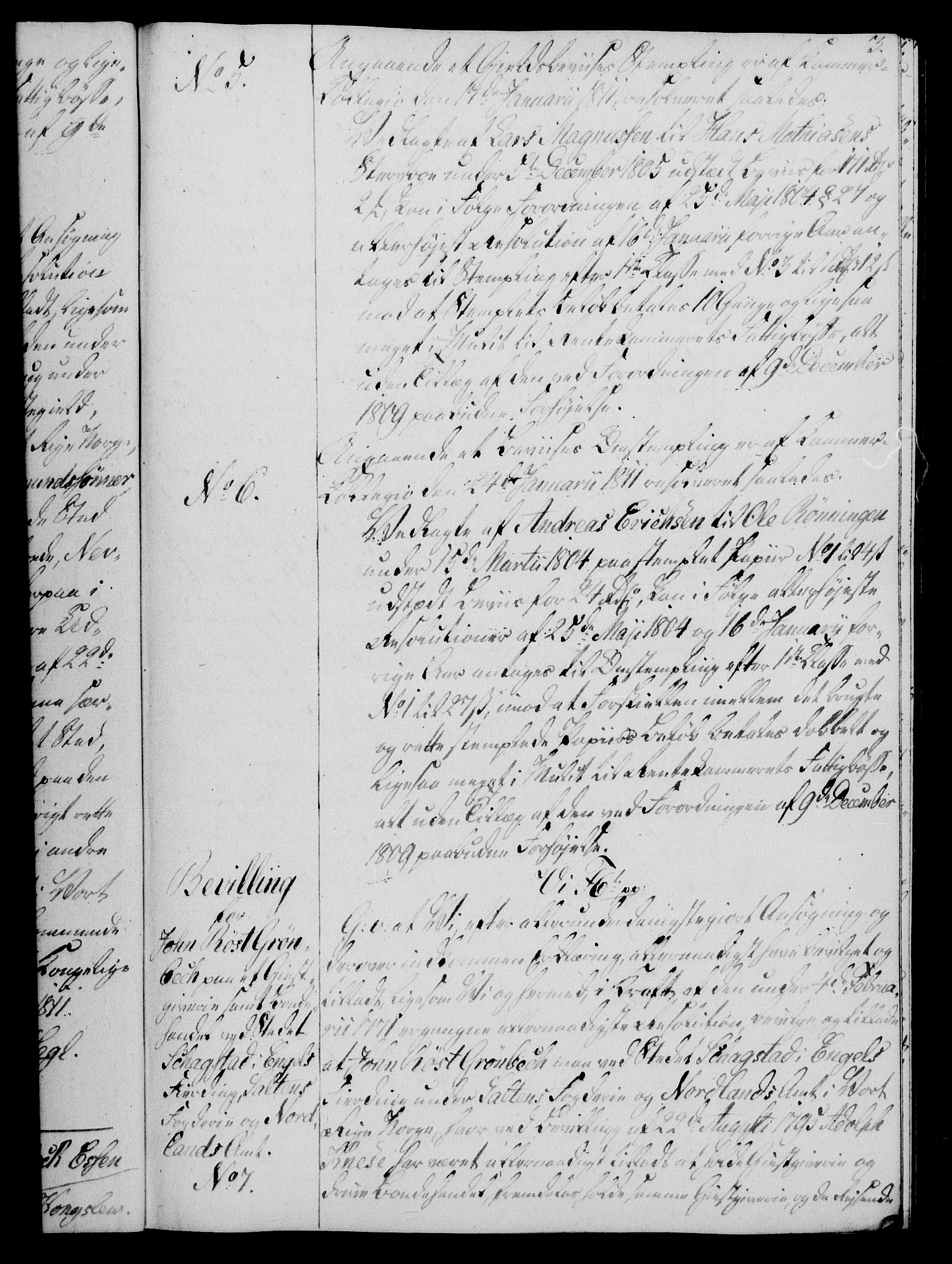 Rentekammeret, Kammerkanselliet, RA/EA-3111/G/Gg/Gga/L0020: Norsk ekspedisjonsprotokoll med register (merket RK 53.20), 1811-1814, p. 3