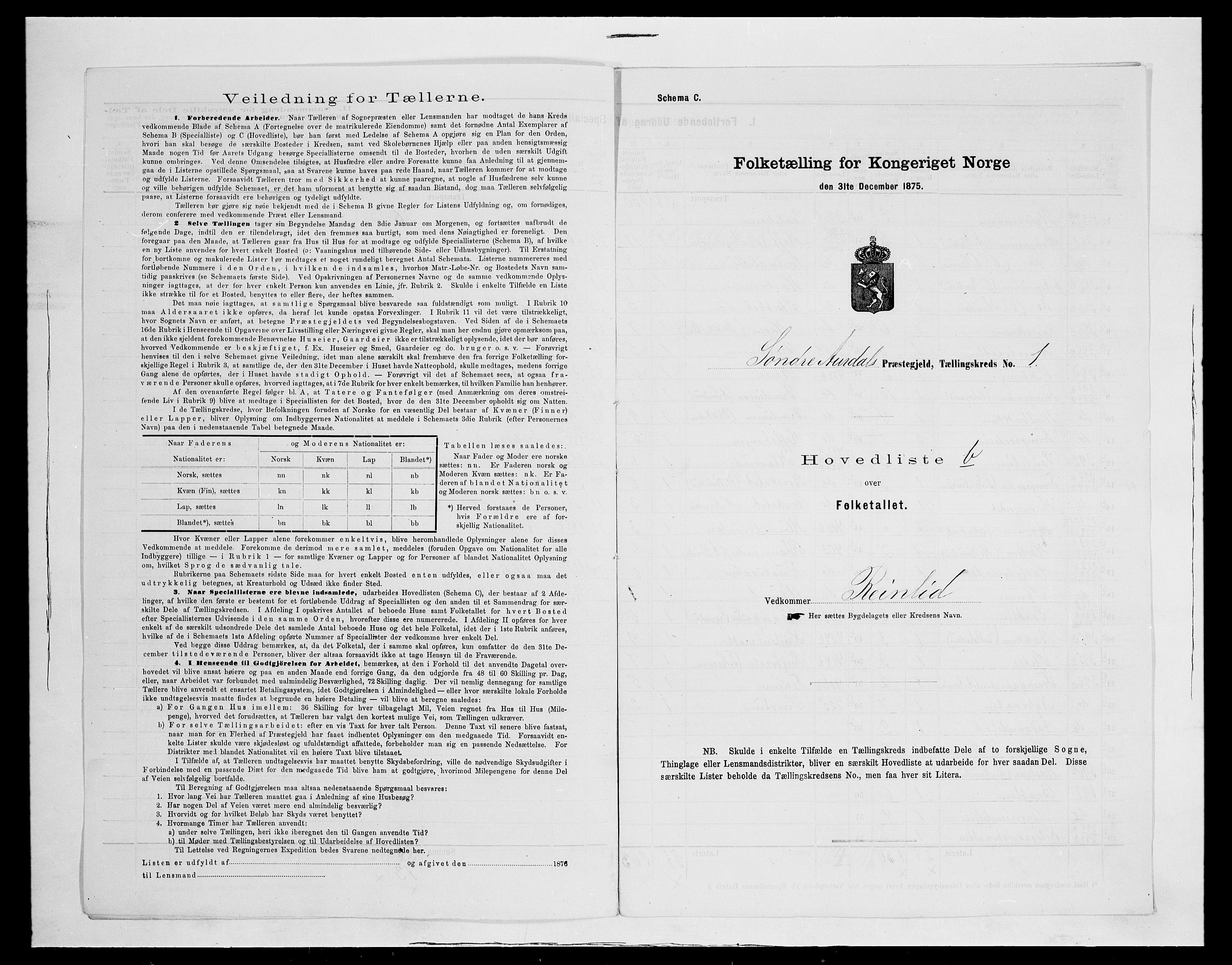 SAH, 1875 census for 0540P Sør-Aurdal, 1875, p. 29