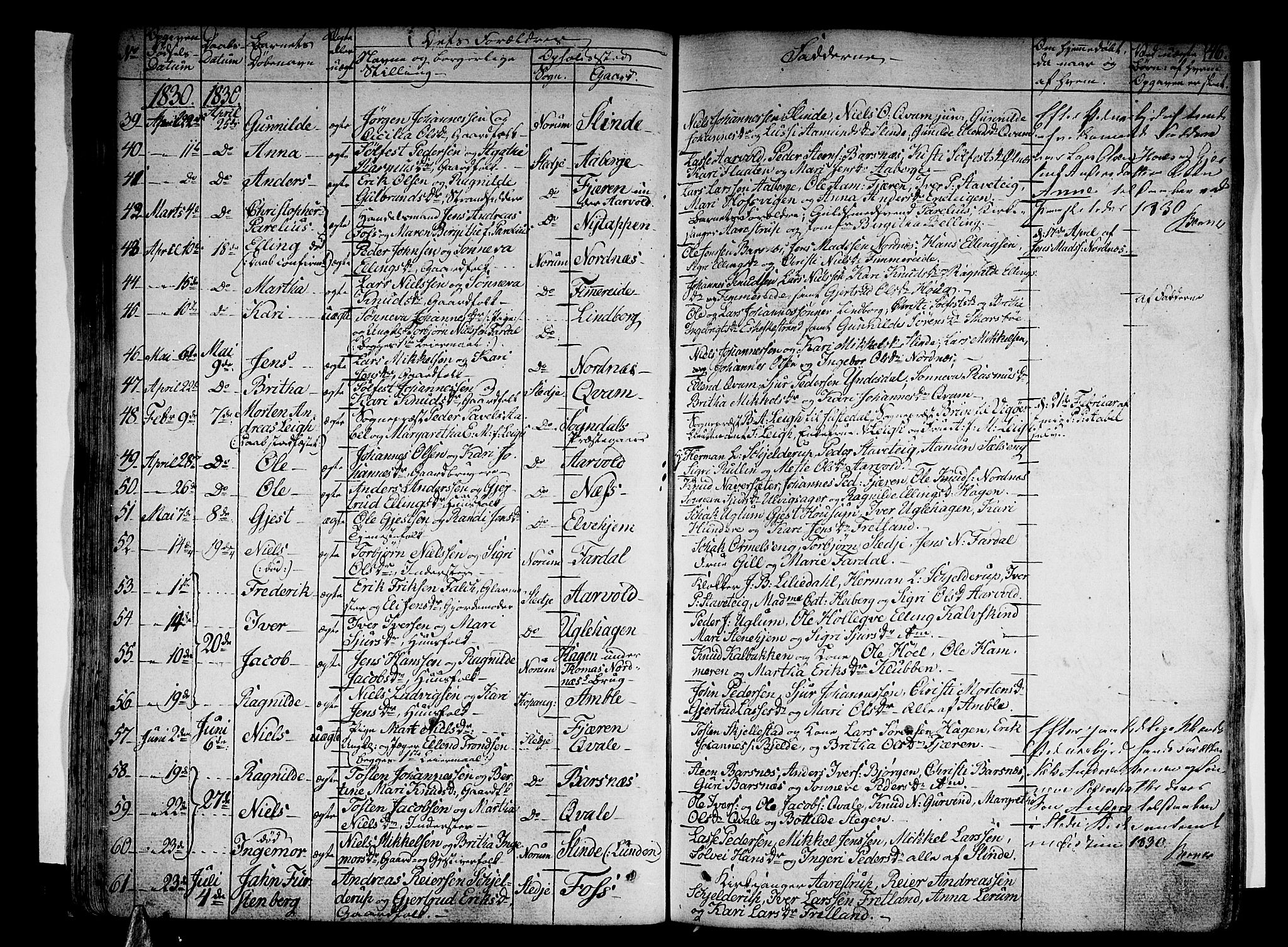 Sogndal sokneprestembete, SAB/A-81301/H/Haa/Haaa/L0010: Parish register (official) no. A 10, 1821-1838, p. 46