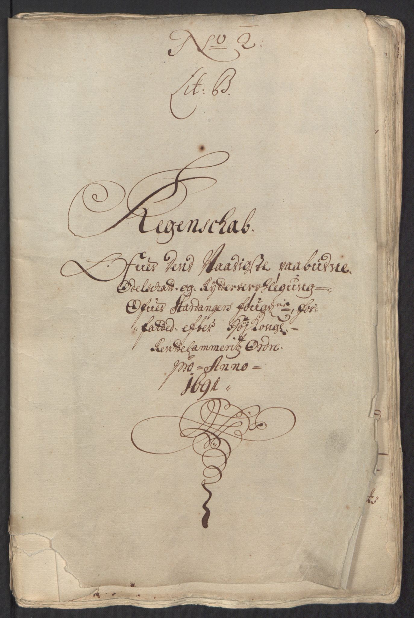 Rentekammeret inntil 1814, Reviderte regnskaper, Fogderegnskap, RA/EA-4092/R48/L2973: Fogderegnskap Sunnhordland og Hardanger, 1691-1692, p. 190