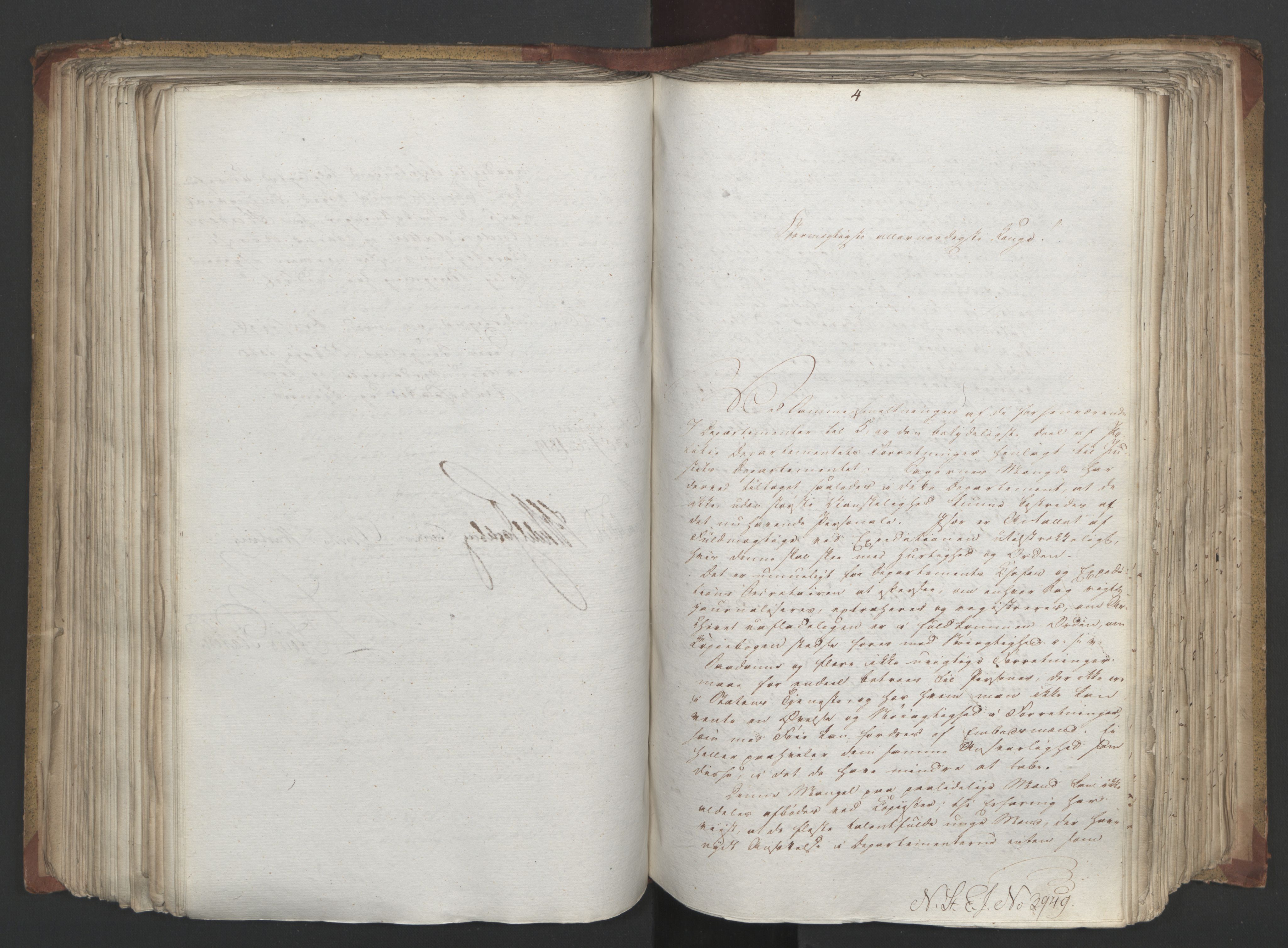 Statsrådsavdelingen i Stockholm, AV/RA-S-1003/D/Da/L0019: Regjeringsinnstillinger nr. 3856-4052, 1819, p. 237