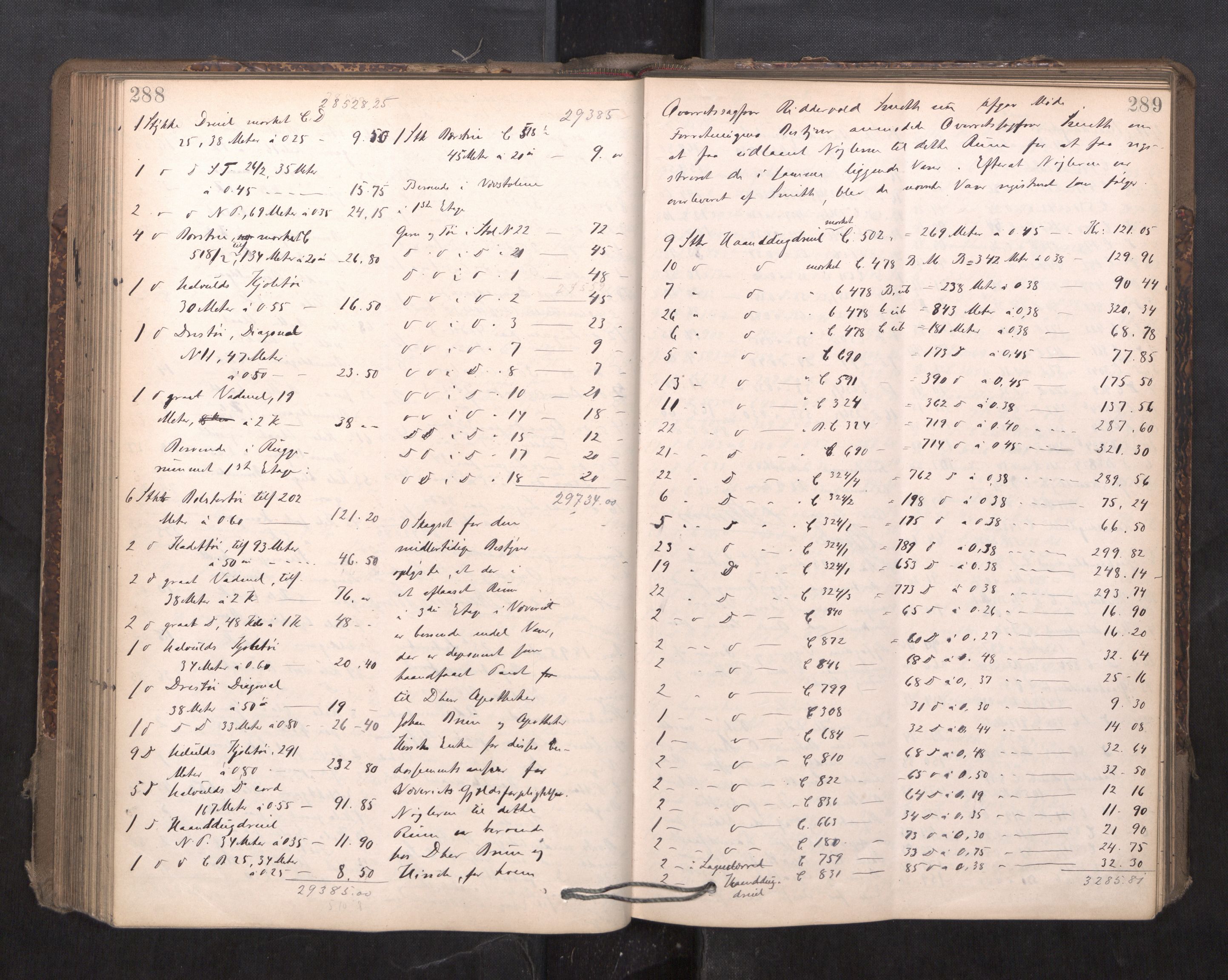 Trondheim byfogd, AV/SAT-A-0003/1/3/3C/L0015: Skifteregistreringsprotokoll - 24/2-21/3 (u/ register), 1893-1899, p. 288-289