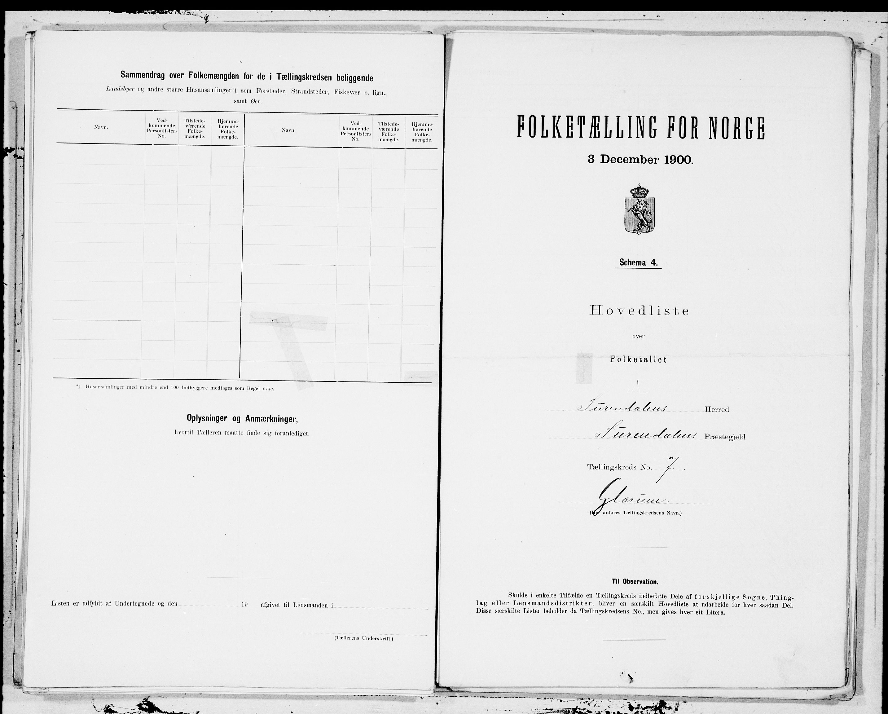 SAT, 1900 census for Surnadal, 1900, p. 18