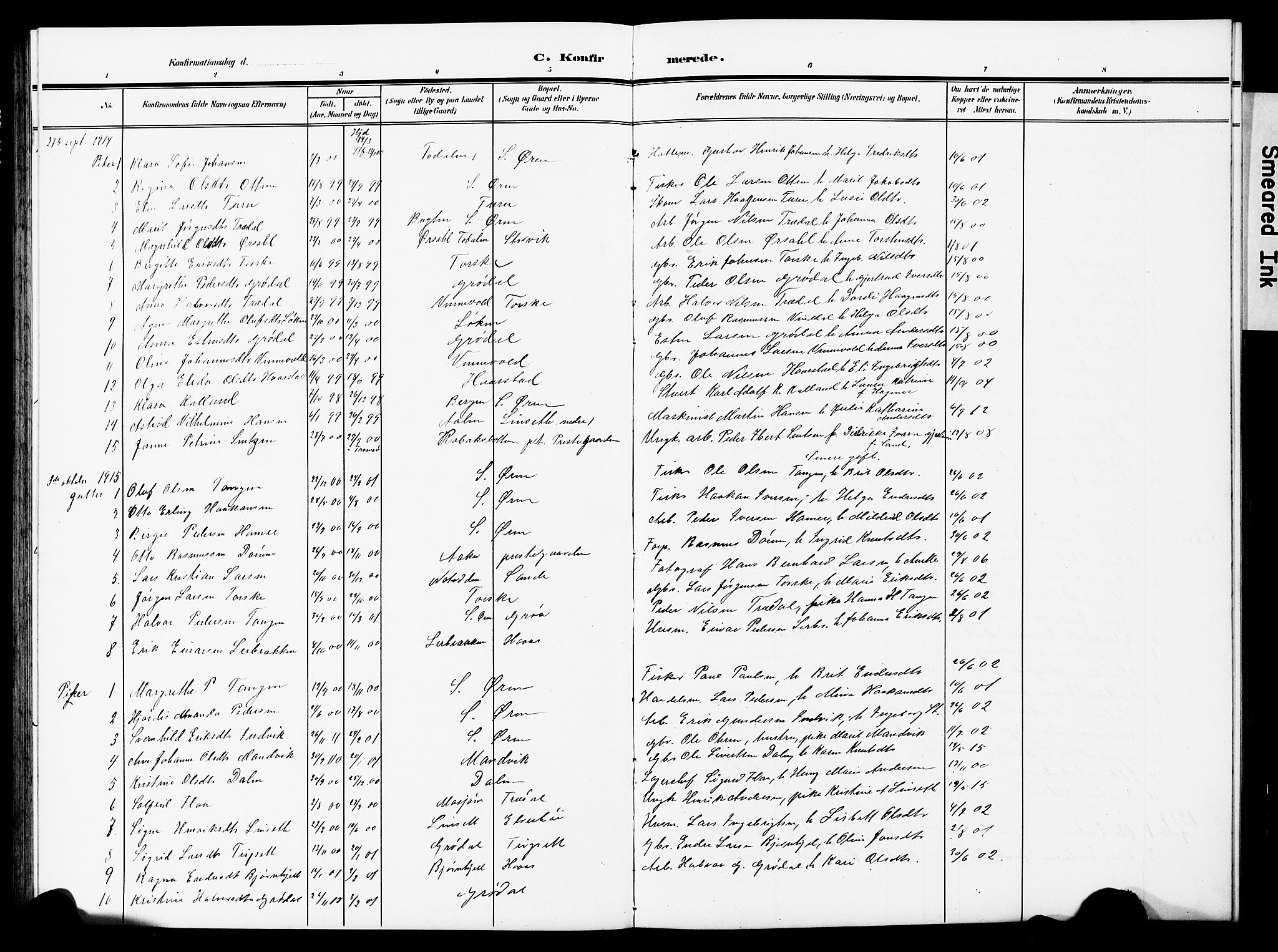 Ministerialprotokoller, klokkerbøker og fødselsregistre - Møre og Romsdal, AV/SAT-A-1454/590/L1017: Parish register (copy) no. 590C02, 1869-1931