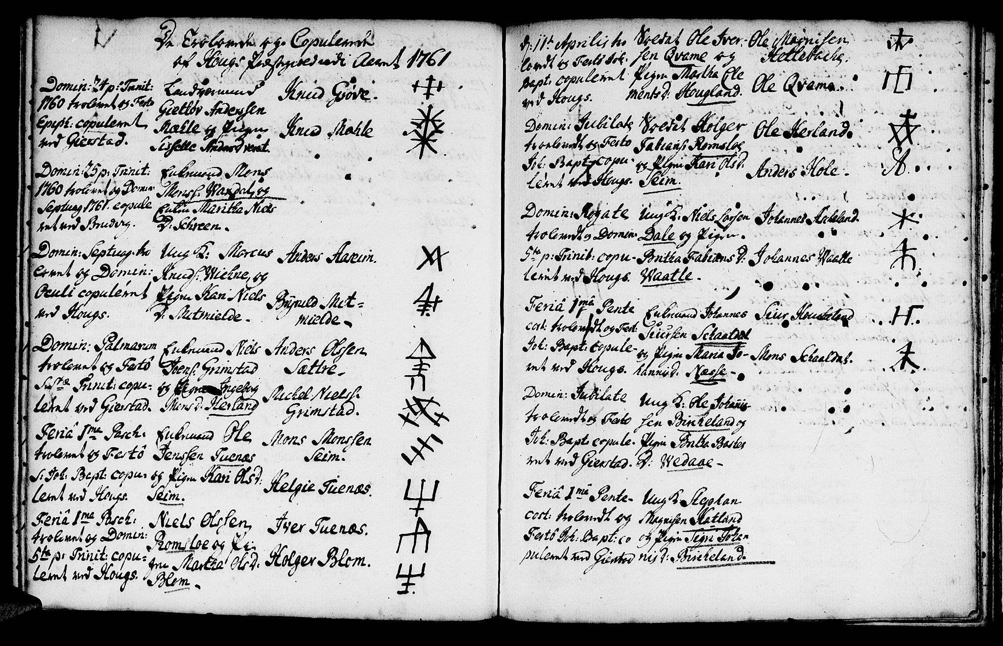 Haus sokneprestembete, SAB/A-75601/H/Haa: Parish register (official) no. A 8, 1754-1769, p. 160