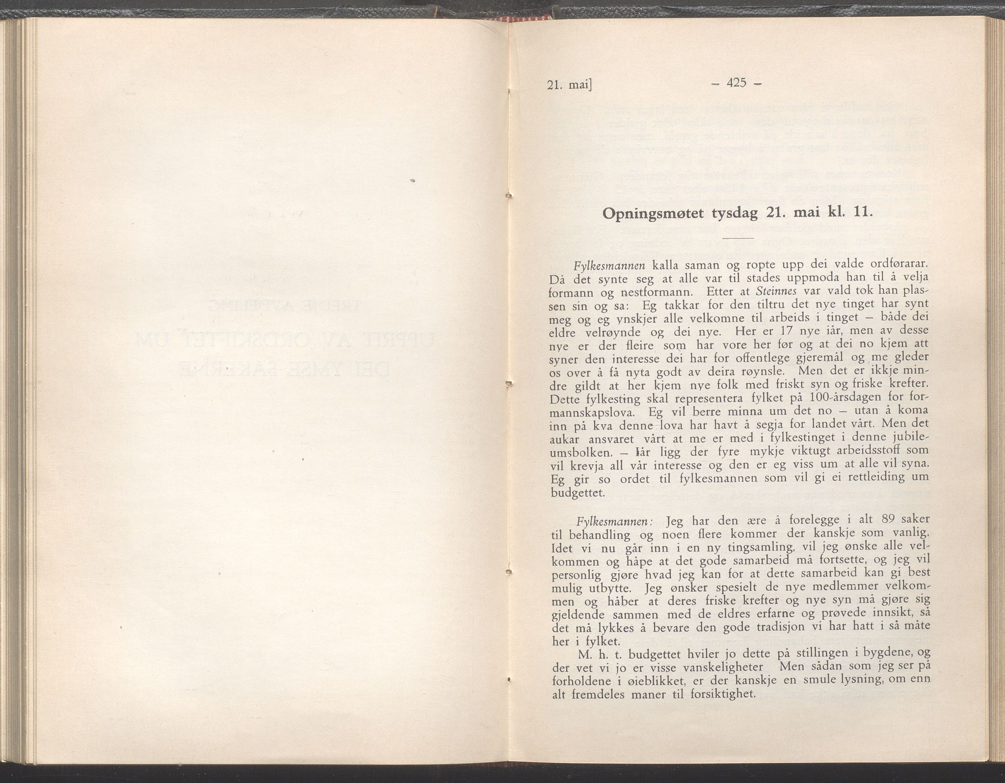 Rogaland fylkeskommune - Fylkesrådmannen , IKAR/A-900/A/Aa/Aaa/L0054: Møtebok , 1935, p. 424-425