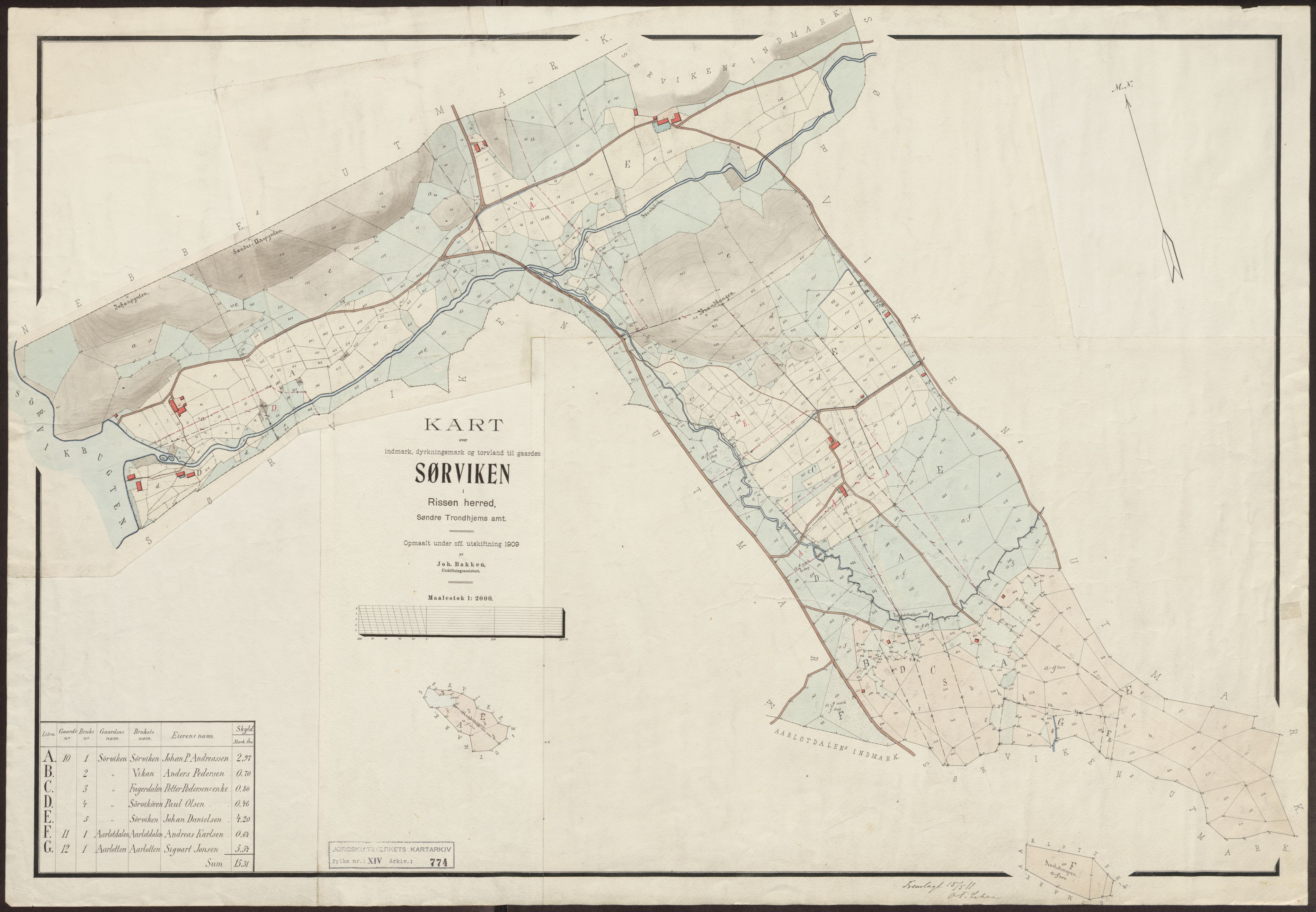 Jordskifteverkets kartarkiv, AV/RA-S-3929/T, 1859-1988, p. 1181