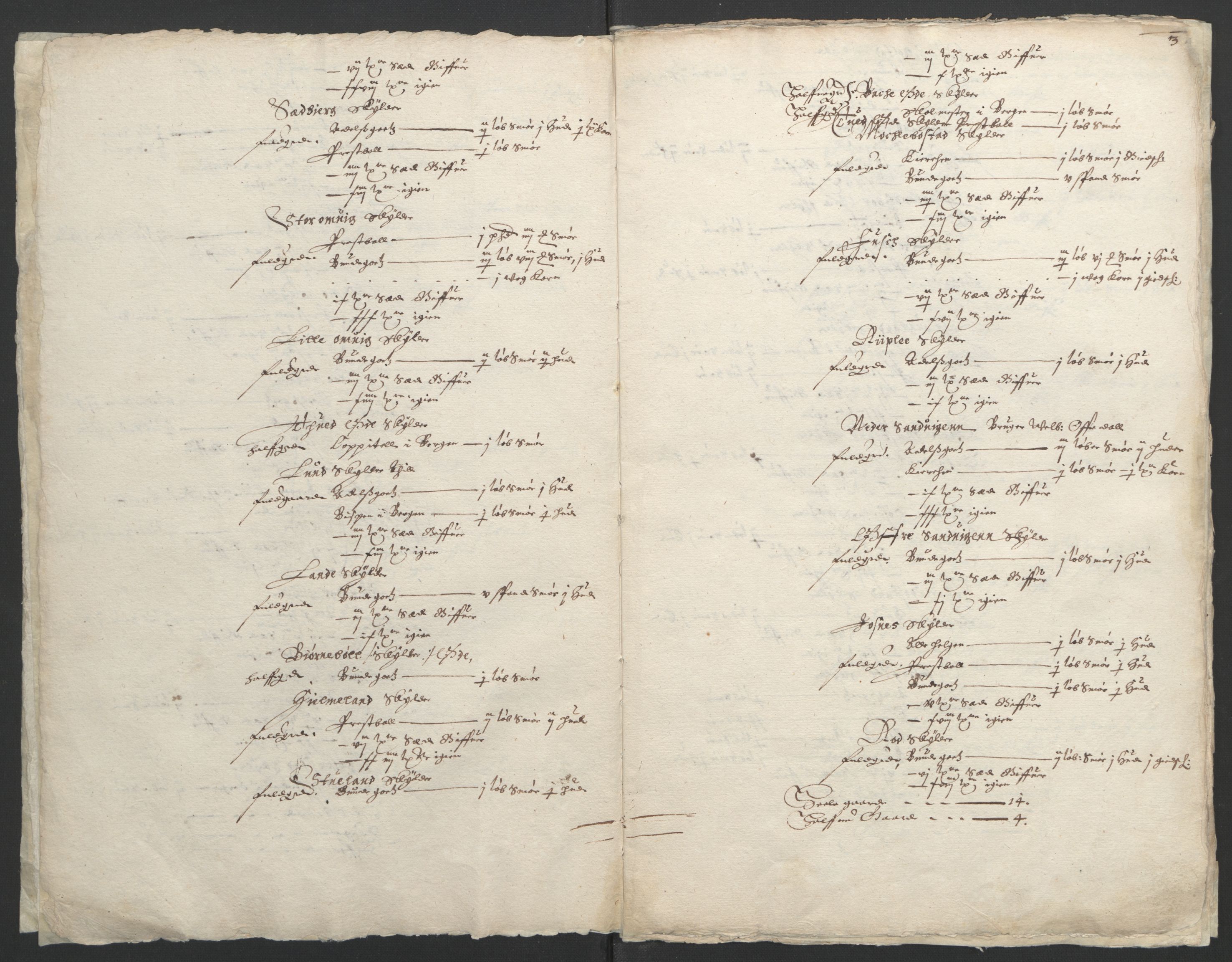 Stattholderembetet 1572-1771, AV/RA-EA-2870/Ek/L0004/0001: Jordebøker til utlikning av garnisonsskatt 1624-1626: / Jordebøker for Bergenhus len, 1626, p. 7