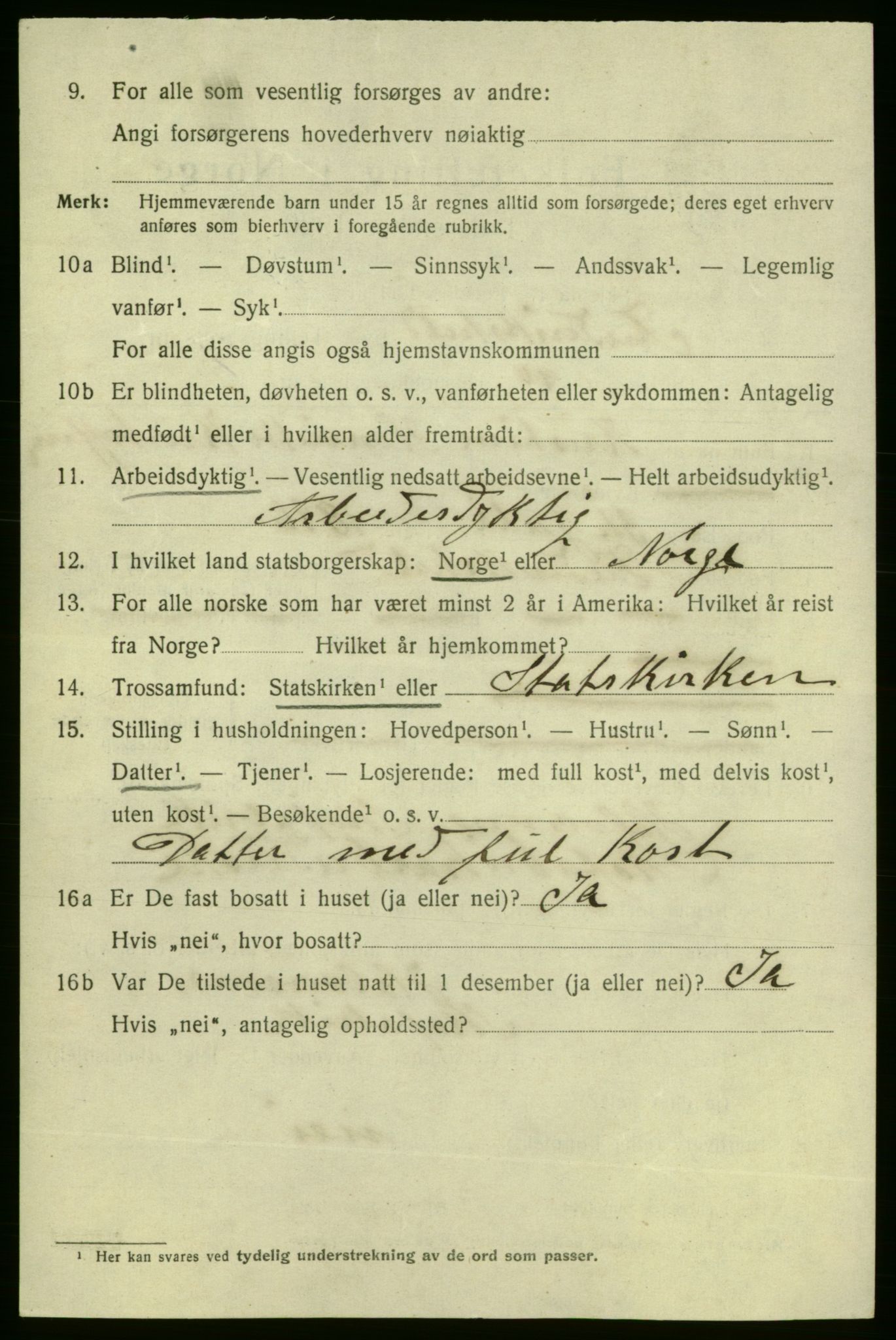 SAO, 1920 census for Fredrikshald, 1920, p. 8888