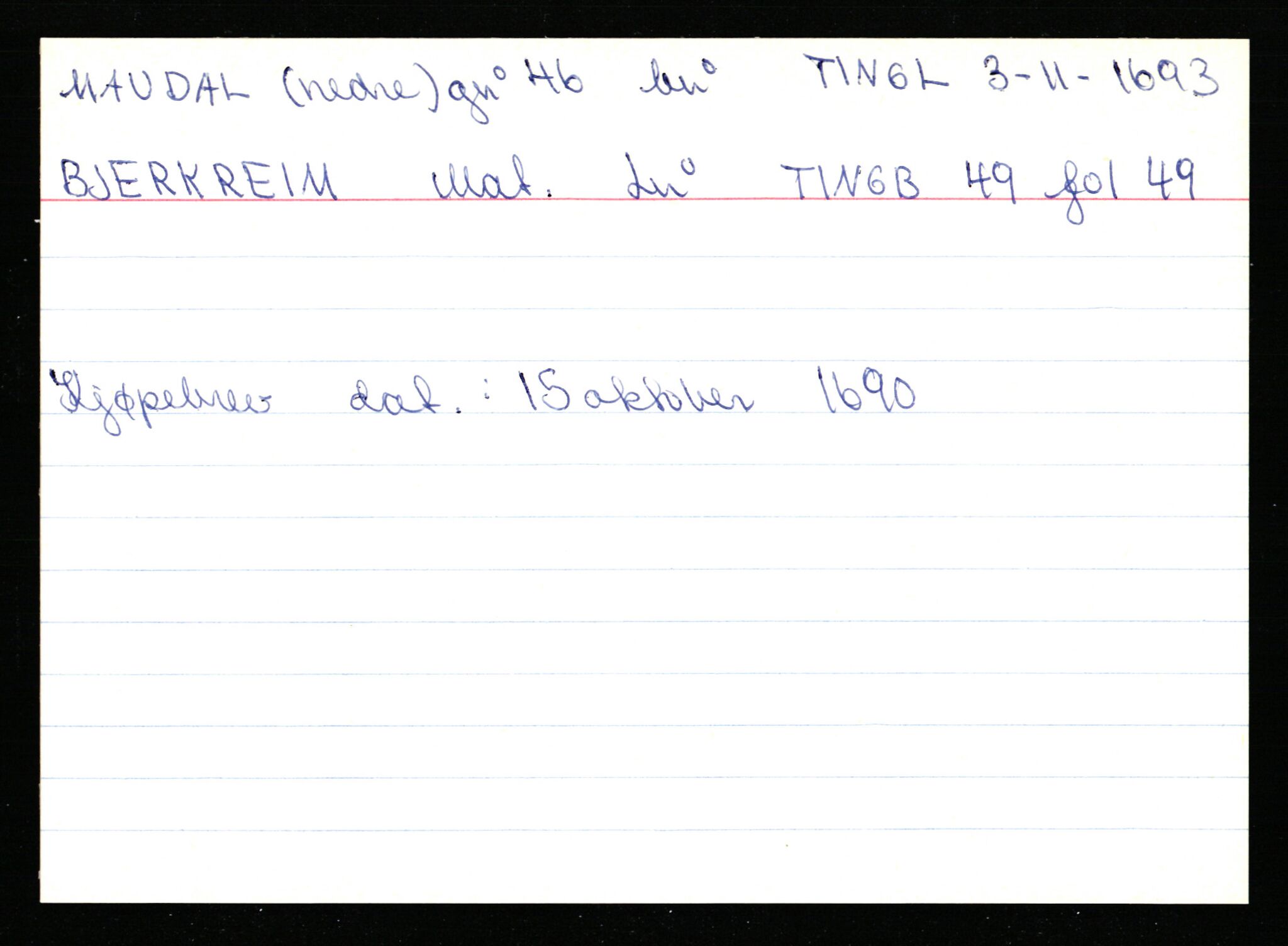 Statsarkivet i Stavanger, AV/SAST-A-101971/03/Y/Ym/L0037: Åstedskort sortert etter gårdsnavn: Lædre - Mauland, 1600-1950, p. 609