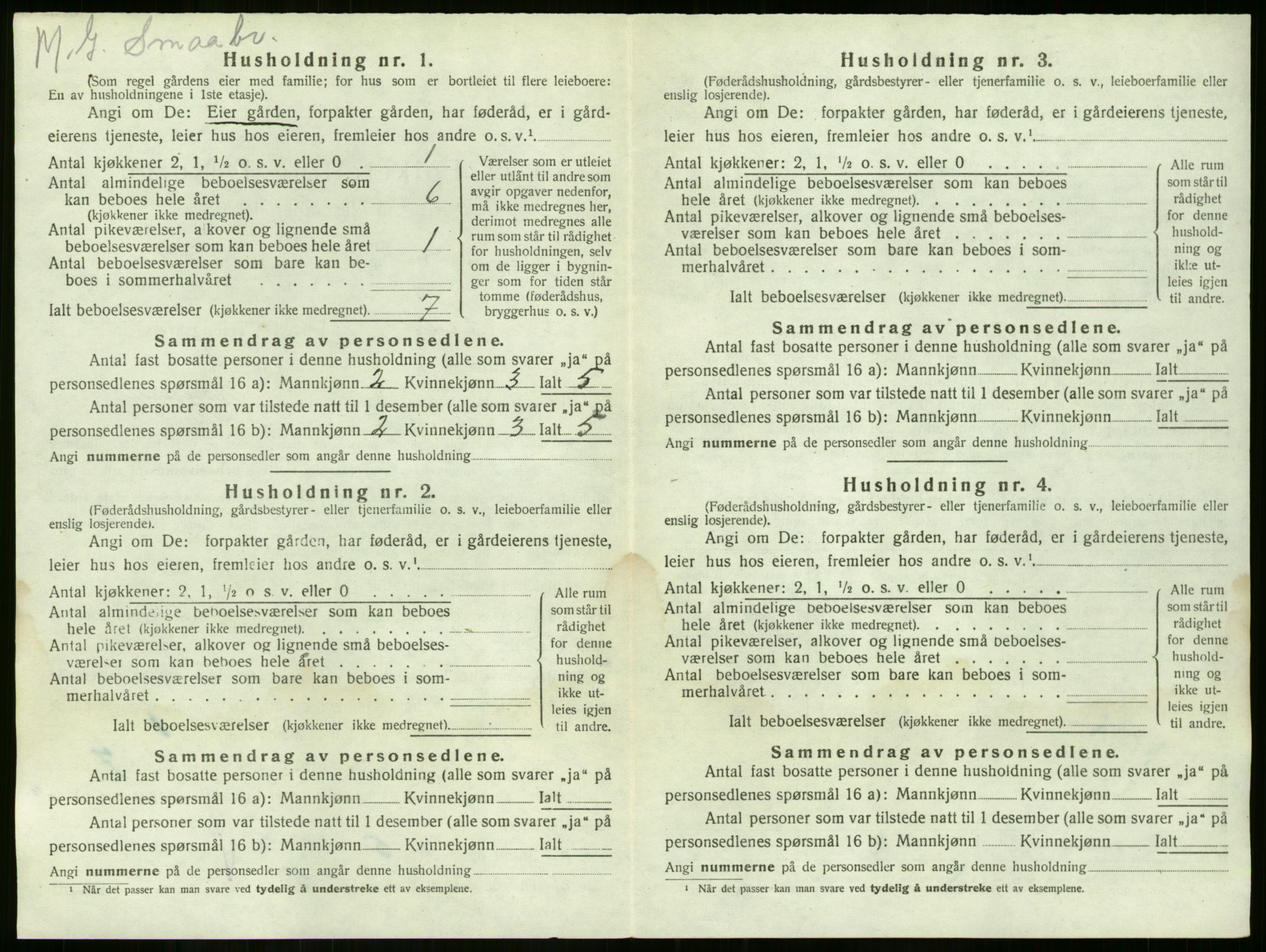 SAKO, 1920 census for Nøtterøy, 1920, p. 852