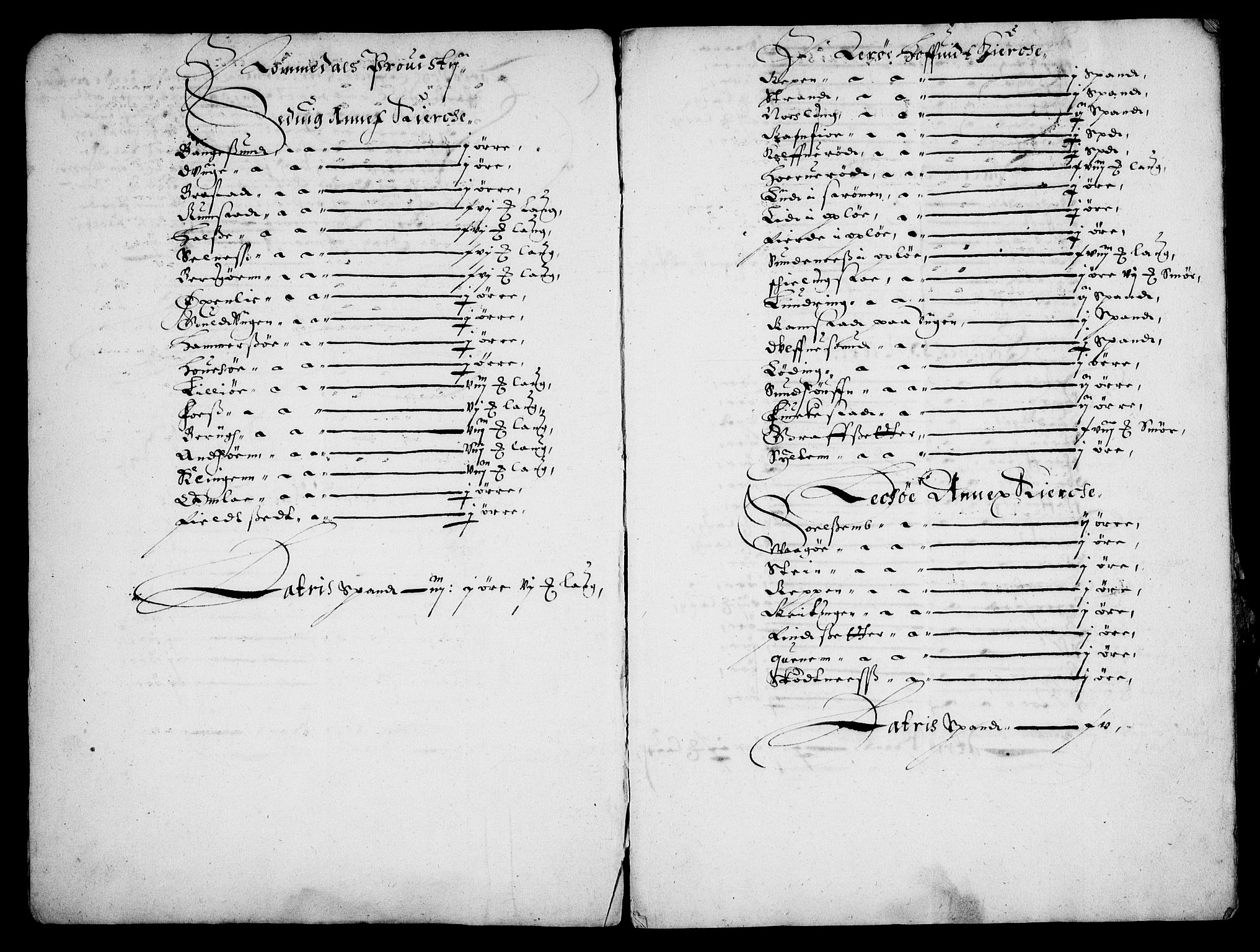 Rentekammeret inntil 1814, Realistisk ordnet avdeling, AV/RA-EA-4070/Fc/Fca/L0004/0003: [Ca IV]  Trondheim stift / "Stichtens Bog", 1654