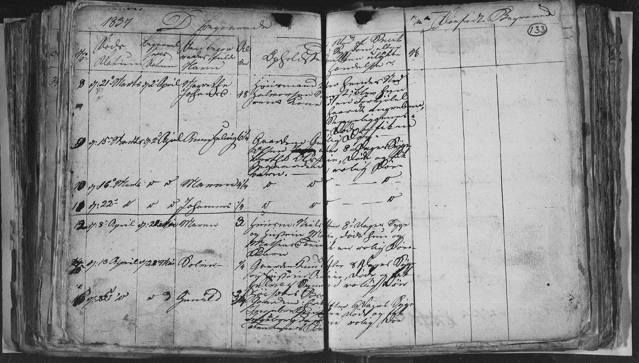 Siljan kirkebøker, SAKO/A-300/G/Ga/L0001: Parish register (copy) no. 1, 1827-1847, p. 133