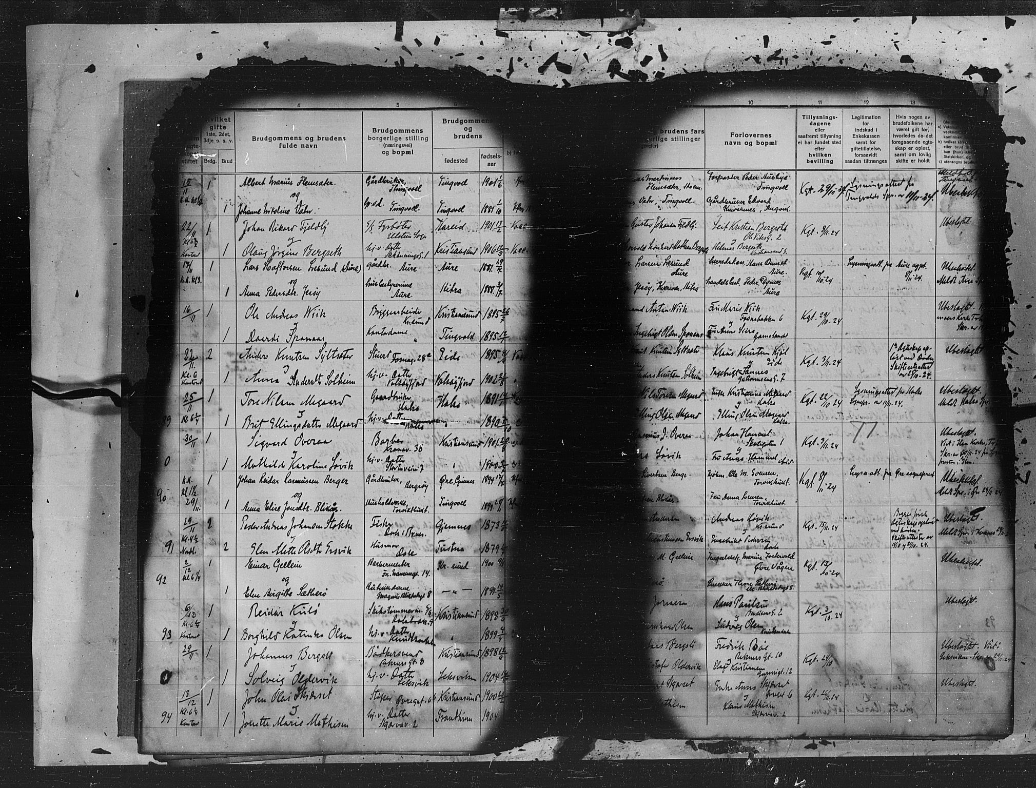 Kristiansund sokneprestkontor, AV/SAT-A-1068/1/I/I1: Parish register (official) no. 7d, 1917-1931, p. 77