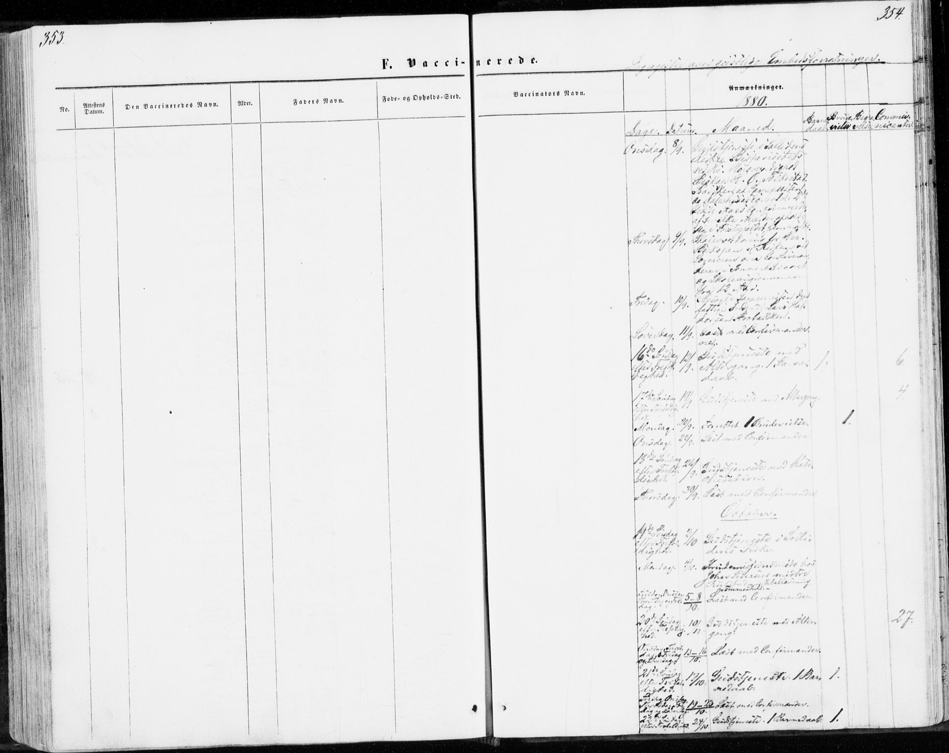 Sollia prestekontor, AV/SAH-PREST-050/H/Ha/Haa/L0001: Parish register (official) no. 1, 1856-1885, p. 353-354