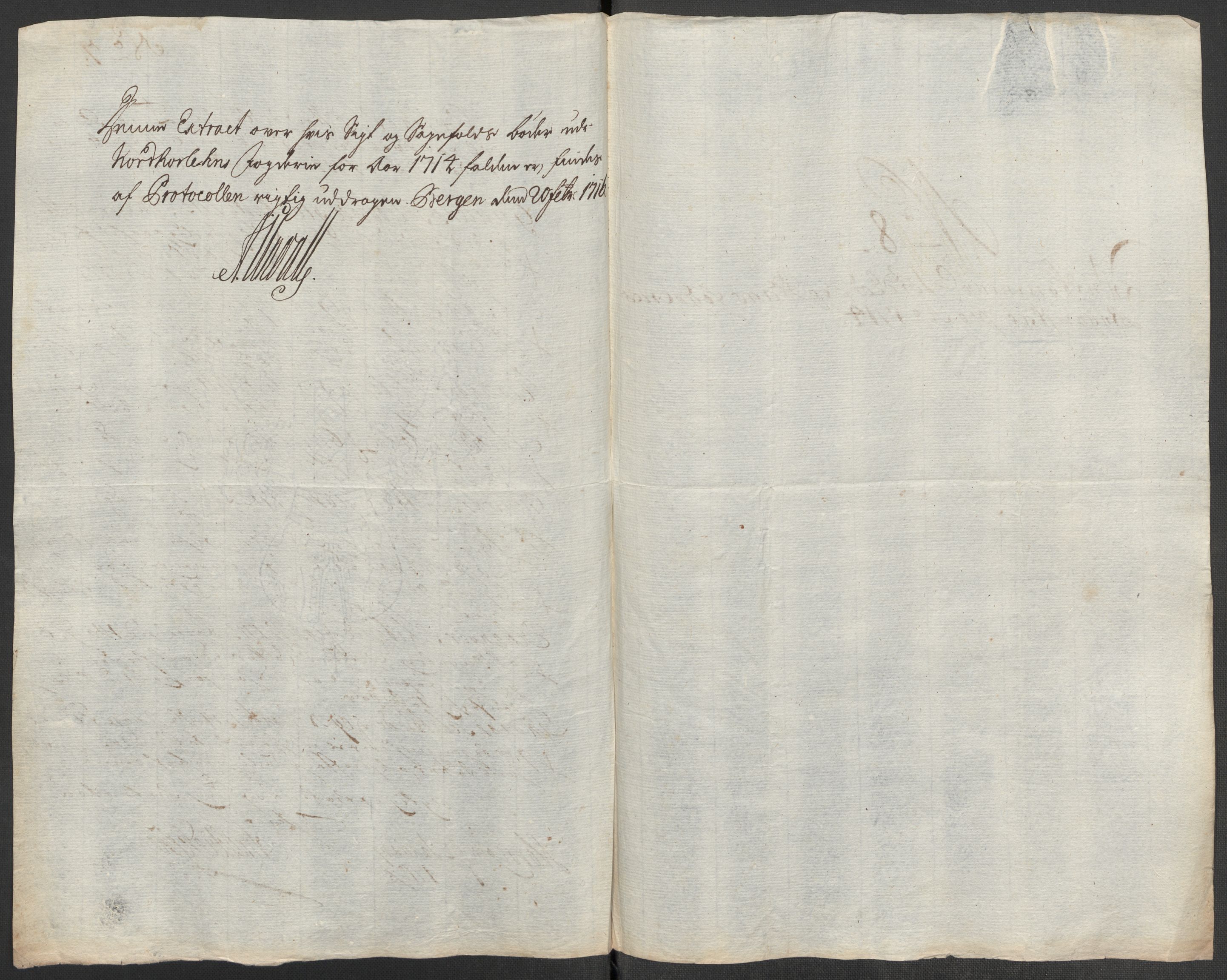 Rentekammeret inntil 1814, Reviderte regnskaper, Fogderegnskap, AV/RA-EA-4092/R51/L3197: Fogderegnskap Nordhordland og Voss, 1714, p. 232