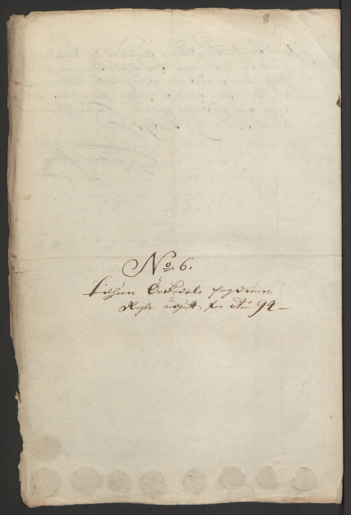 Rentekammeret inntil 1814, Reviderte regnskaper, Fogderegnskap, AV/RA-EA-4092/R60/L3944: Fogderegnskap Orkdal og Gauldal, 1694, p. 194