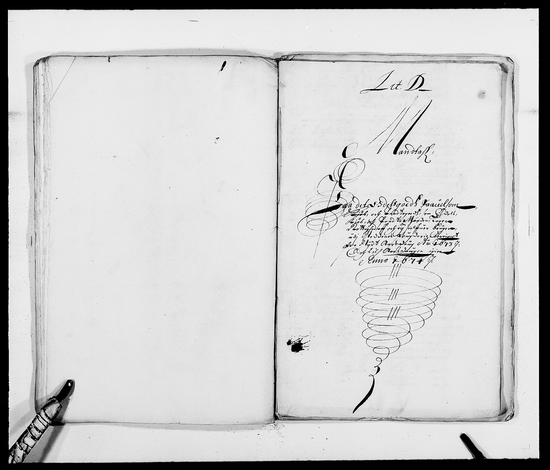 Rentekammeret inntil 1814, Reviderte regnskaper, Fogderegnskap, RA/EA-4092/R39/L2300: Fogderegnskap Nedenes, 1672-1674, p. 198