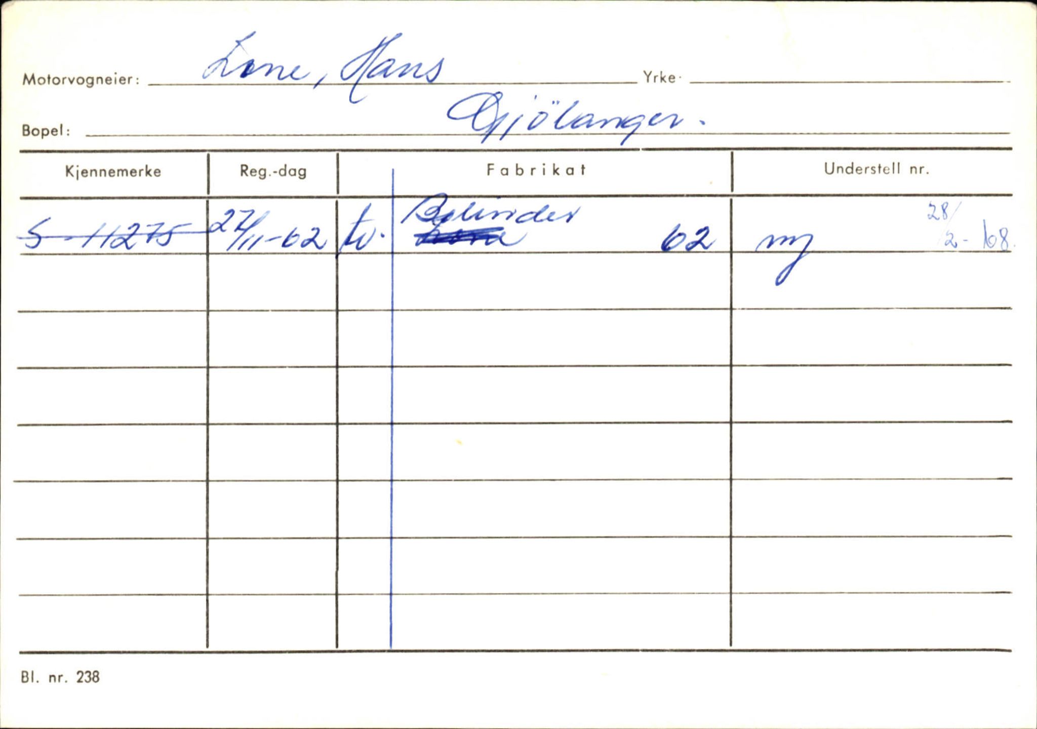 Statens vegvesen, Sogn og Fjordane vegkontor, AV/SAB-A-5301/4/F/L0125: Eigarregister Sogndal V-Å. Aurland A-Å. Fjaler A-N, 1945-1975, p. 2451