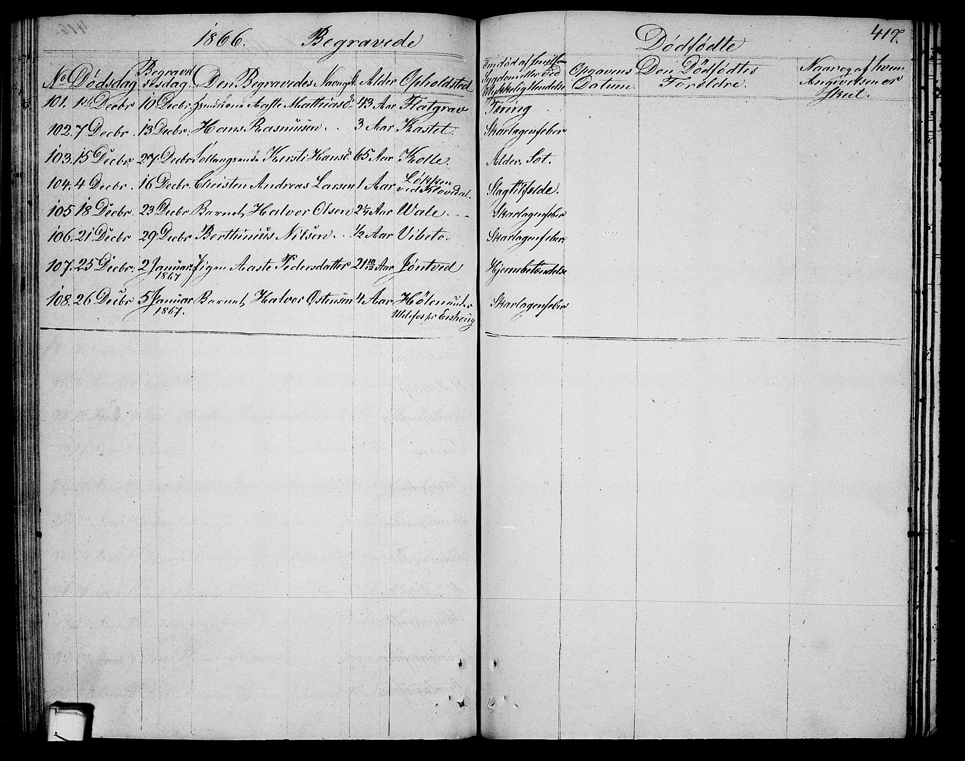 Holla kirkebøker, SAKO/A-272/G/Ga/L0003: Parish register (copy) no. I 3, 1849-1866, p. 417