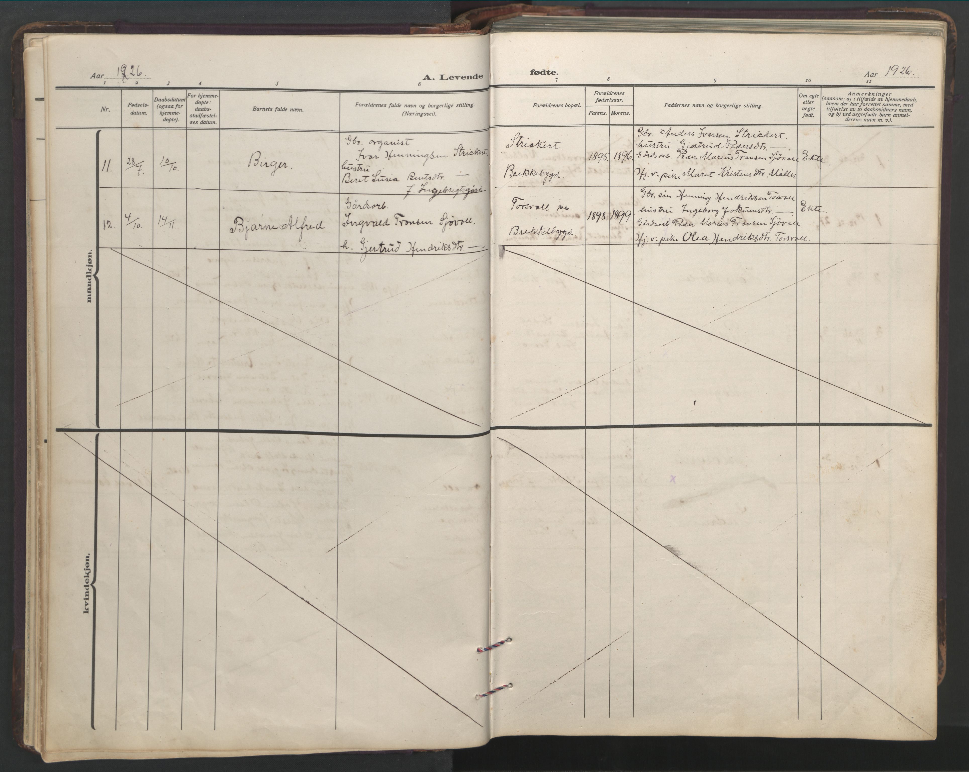 Ministerialprotokoller, klokkerbøker og fødselsregistre - Sør-Trøndelag, AV/SAT-A-1456/683/L0951: Parish register (copy) no. 683C03, 1919-1970