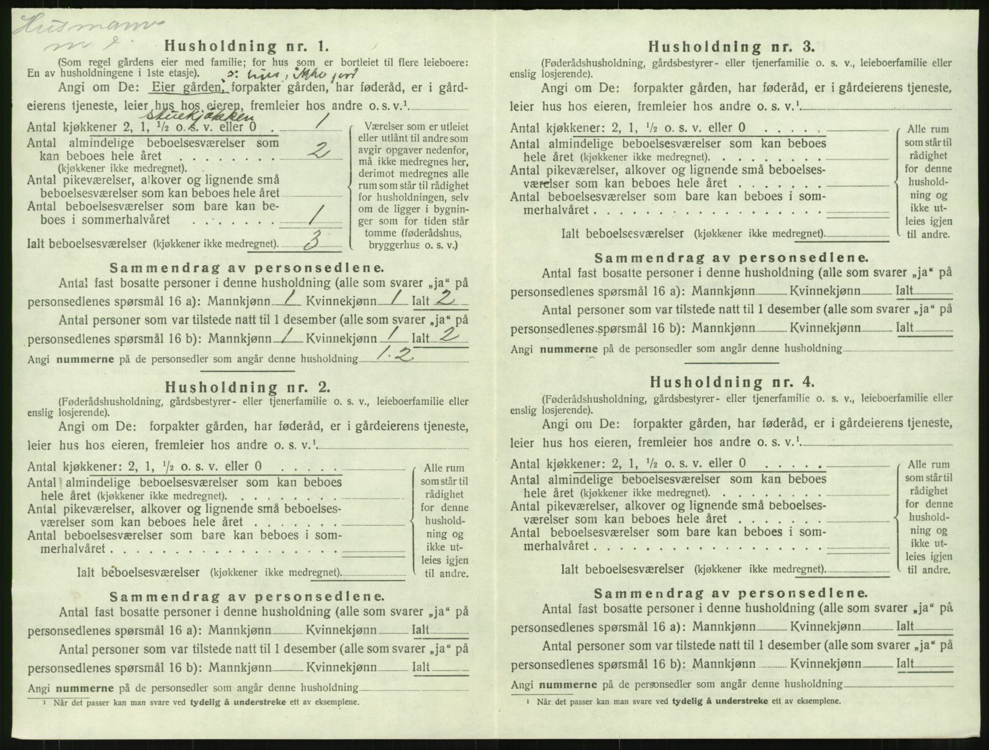 SAT, 1920 census for Stangvik, 1920, p. 547