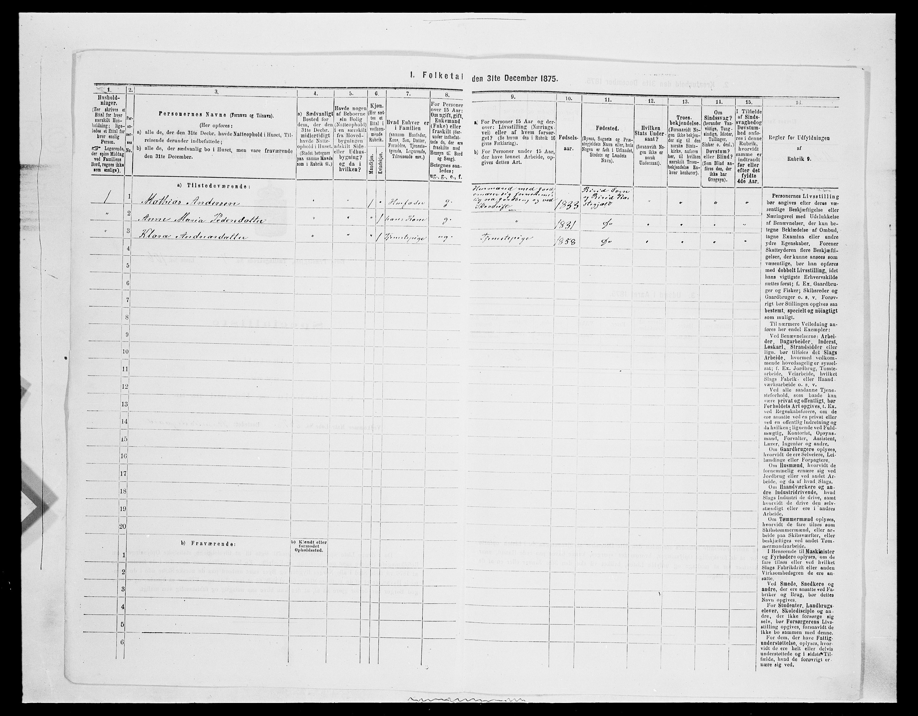 SAH, 1875 census for 0525P Biri, 1875, p. 935