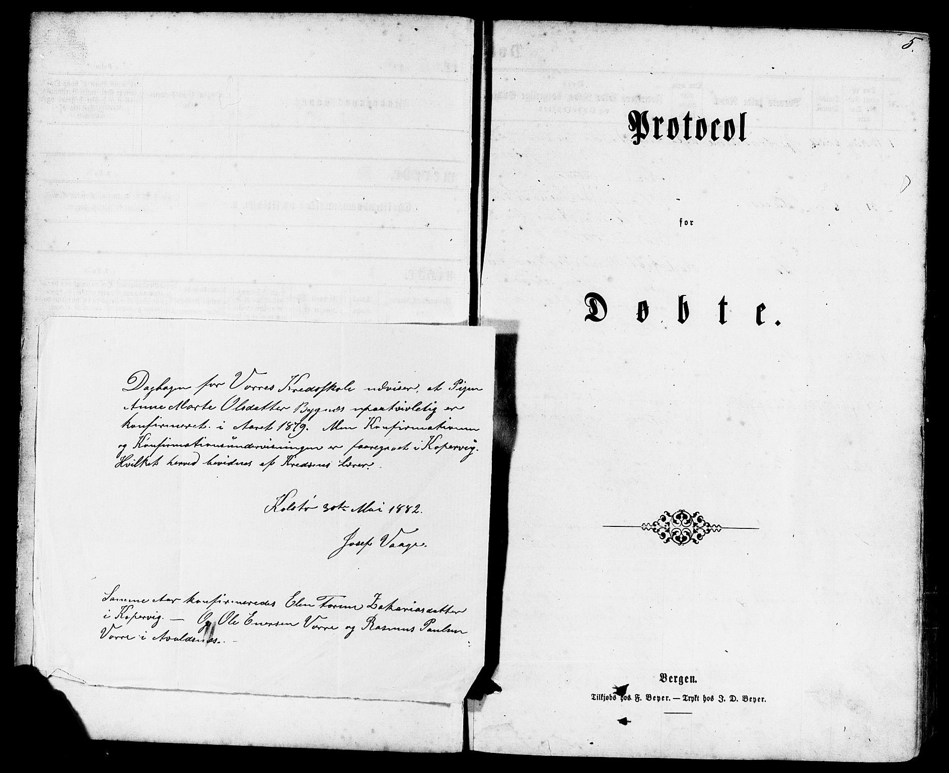Avaldsnes sokneprestkontor, SAST/A -101851/H/Ha/Haa/L0011: Parish register (official) no. A 11, 1861-1880, p. 5