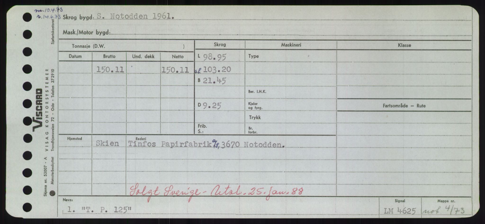 Sjøfartsdirektoratet med forløpere, Skipsmålingen, RA/S-1627/H/Hd/L0038: Fartøy, T-Th, p. 29