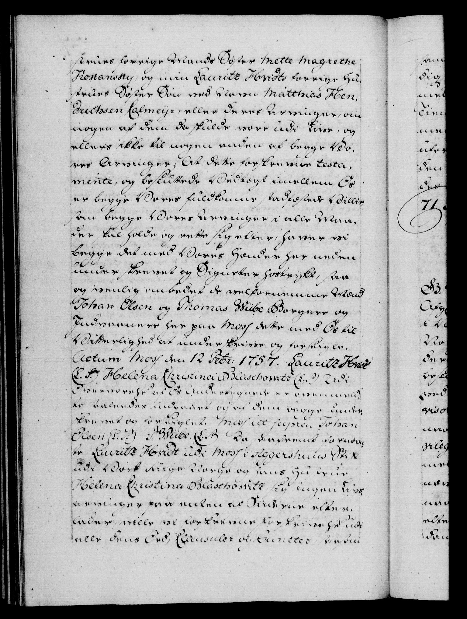 Danske Kanselli 1572-1799, RA/EA-3023/F/Fc/Fca/Fcaa/L0040: Norske registre, 1757-1759, p. 37b