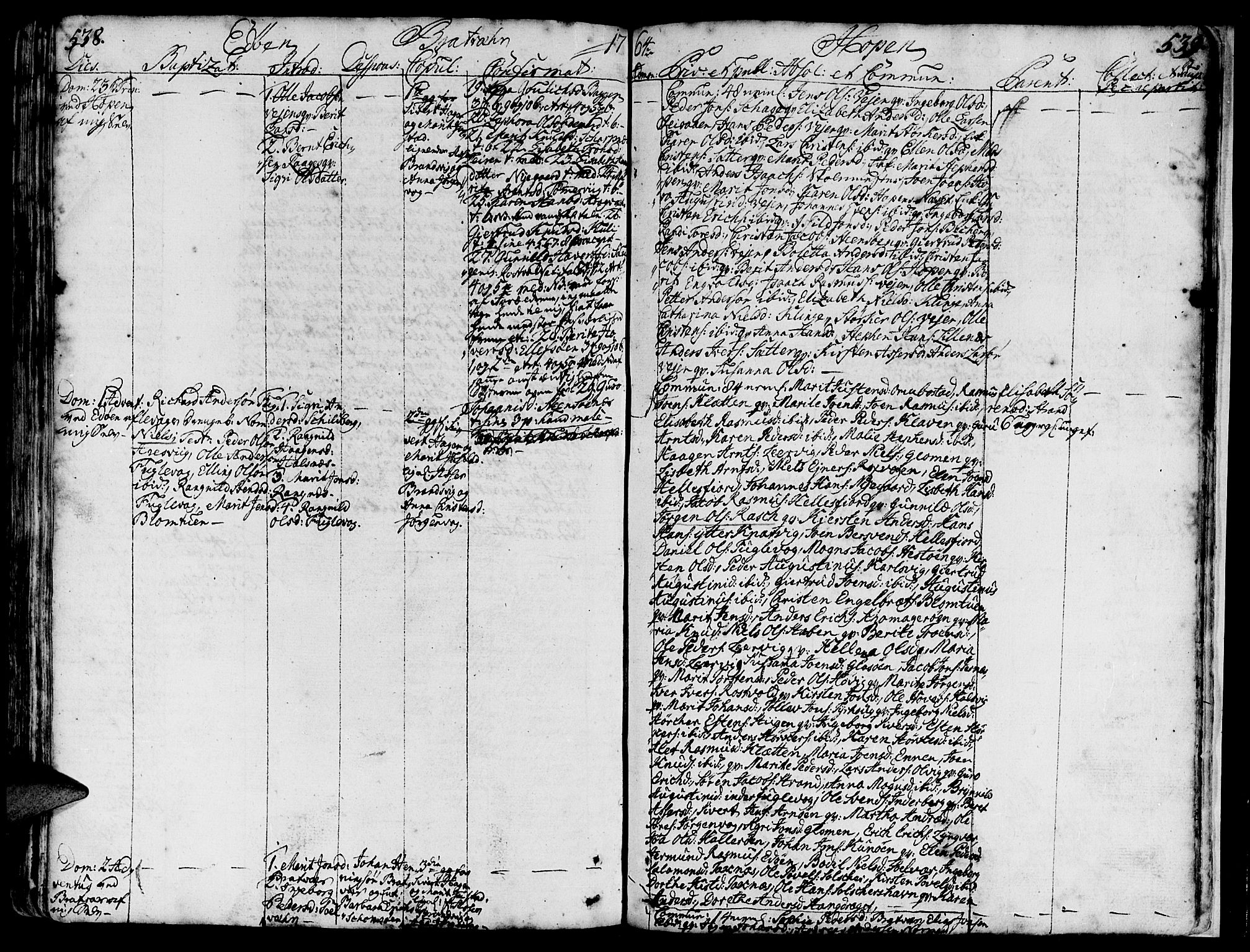 Ministerialprotokoller, klokkerbøker og fødselsregistre - Møre og Romsdal, AV/SAT-A-1454/581/L0931: Parish register (official) no. 581A01, 1751-1765, p. 538-539
