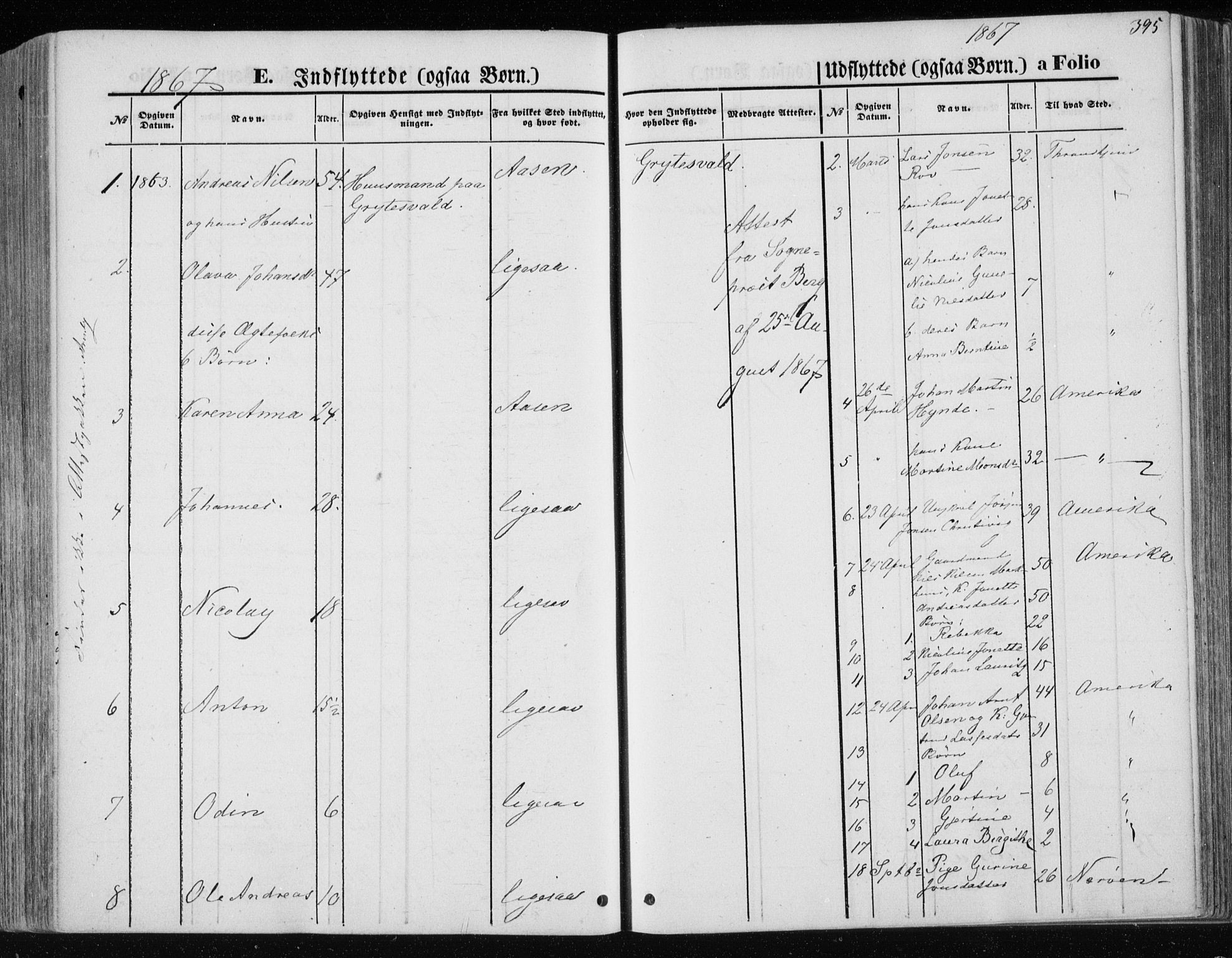 Ministerialprotokoller, klokkerbøker og fødselsregistre - Nord-Trøndelag, SAT/A-1458/717/L0157: Parish register (official) no. 717A08 /1, 1863-1877, p. 395