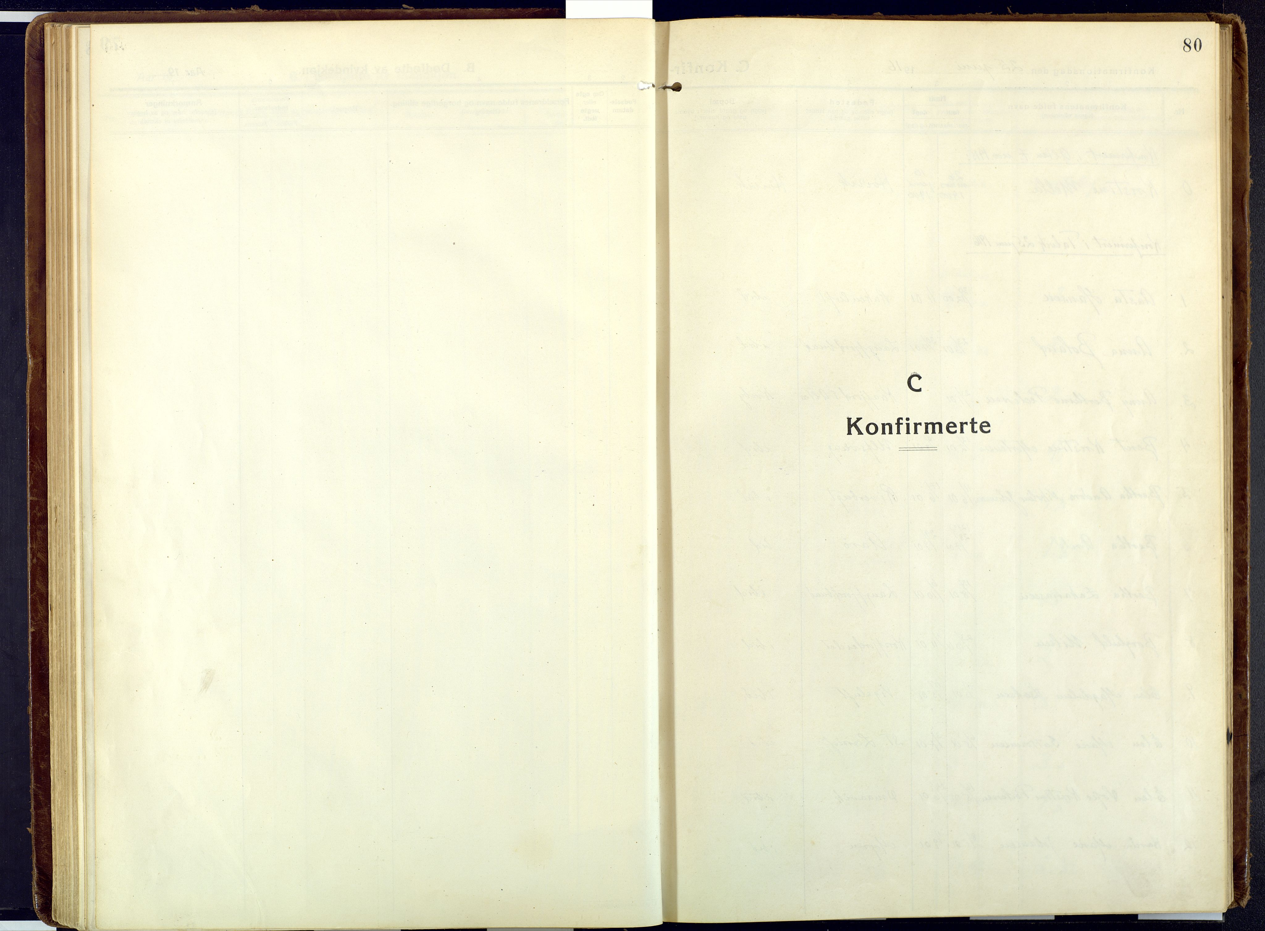 Talvik sokneprestkontor, SATØ/S-1337/H/Ha/L0018kirke: Parish register (official) no. 18, 1915-1924, p. 80