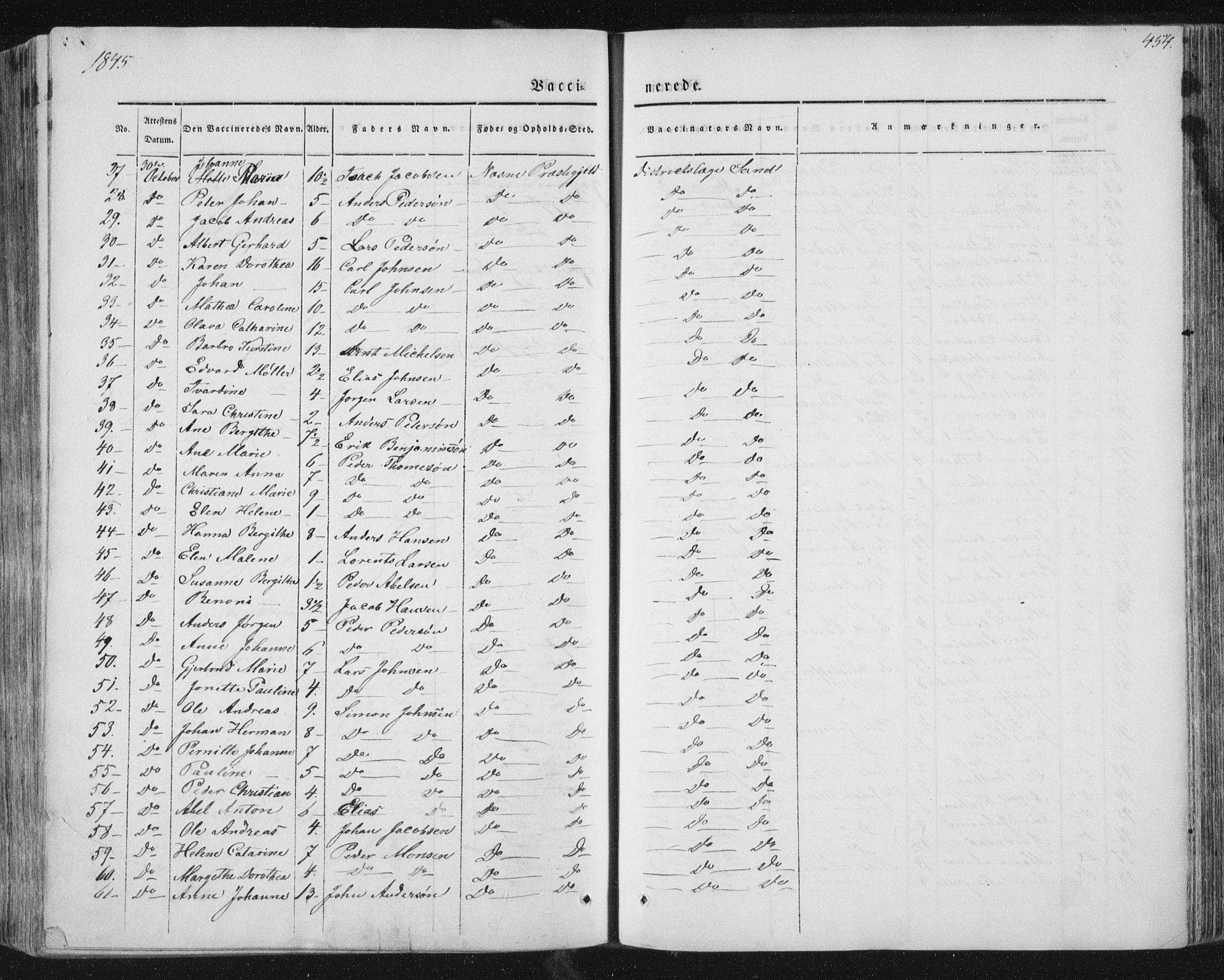 Ministerialprotokoller, klokkerbøker og fødselsregistre - Nordland, AV/SAT-A-1459/838/L0549: Parish register (official) no. 838A07, 1840-1854, p. 454