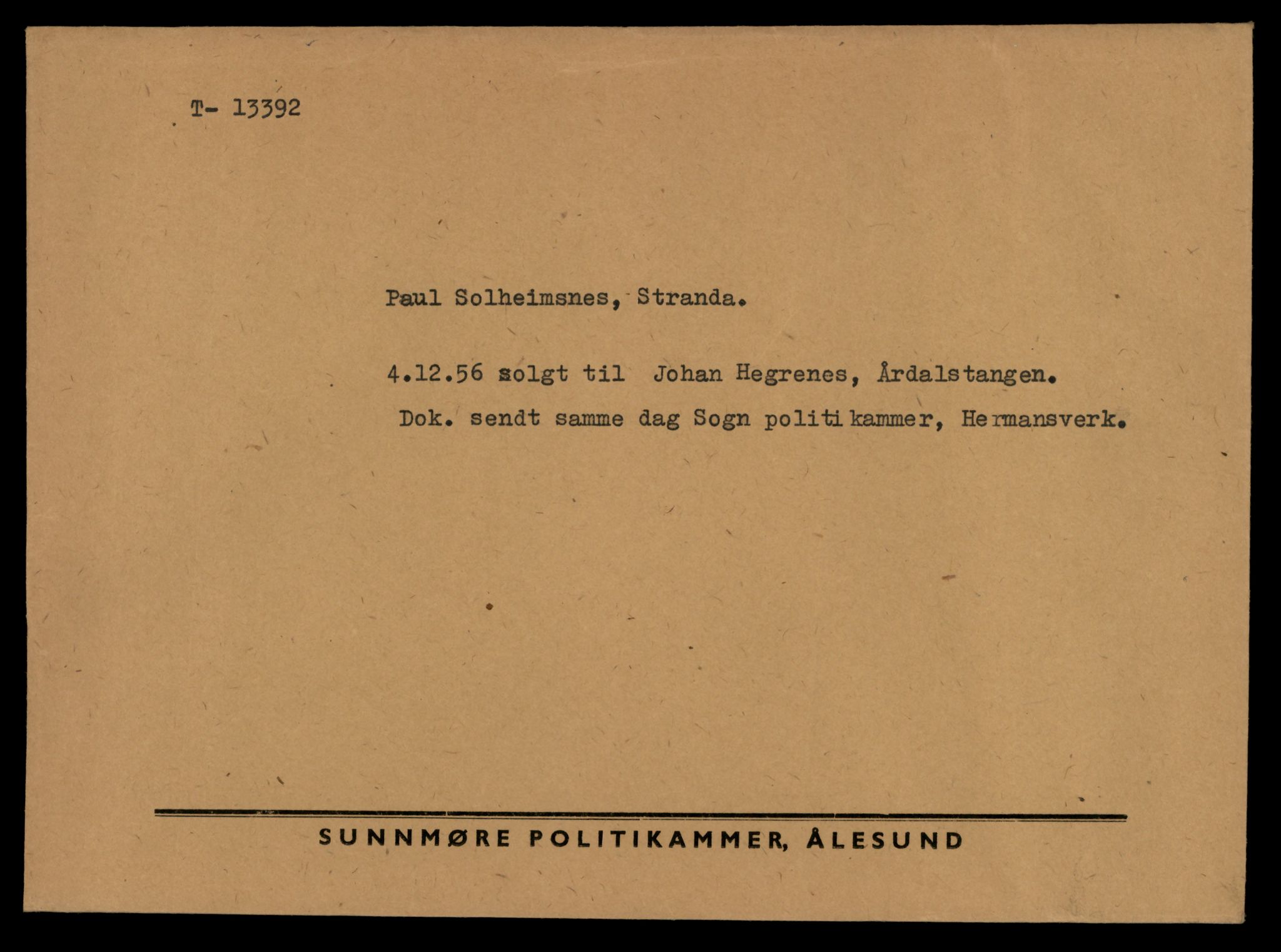 Møre og Romsdal vegkontor - Ålesund trafikkstasjon, AV/SAT-A-4099/F/Fe/L0039: Registreringskort for kjøretøy T 13361 - T 13530, 1927-1998, p. 507