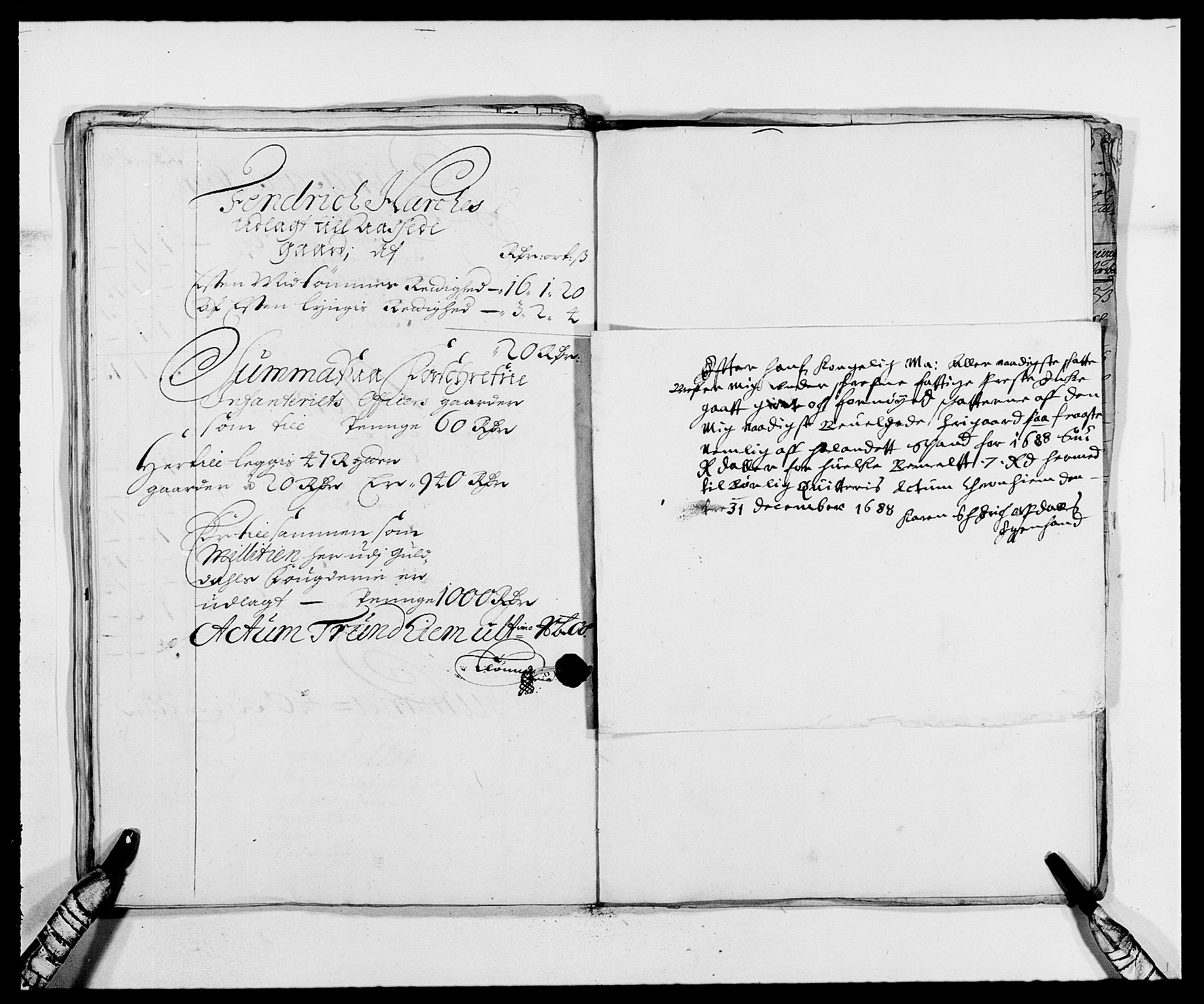 Rentekammeret inntil 1814, Reviderte regnskaper, Fogderegnskap, RA/EA-4092/R59/L3939: Fogderegnskap Gauldal, 1687-1688, p. 341