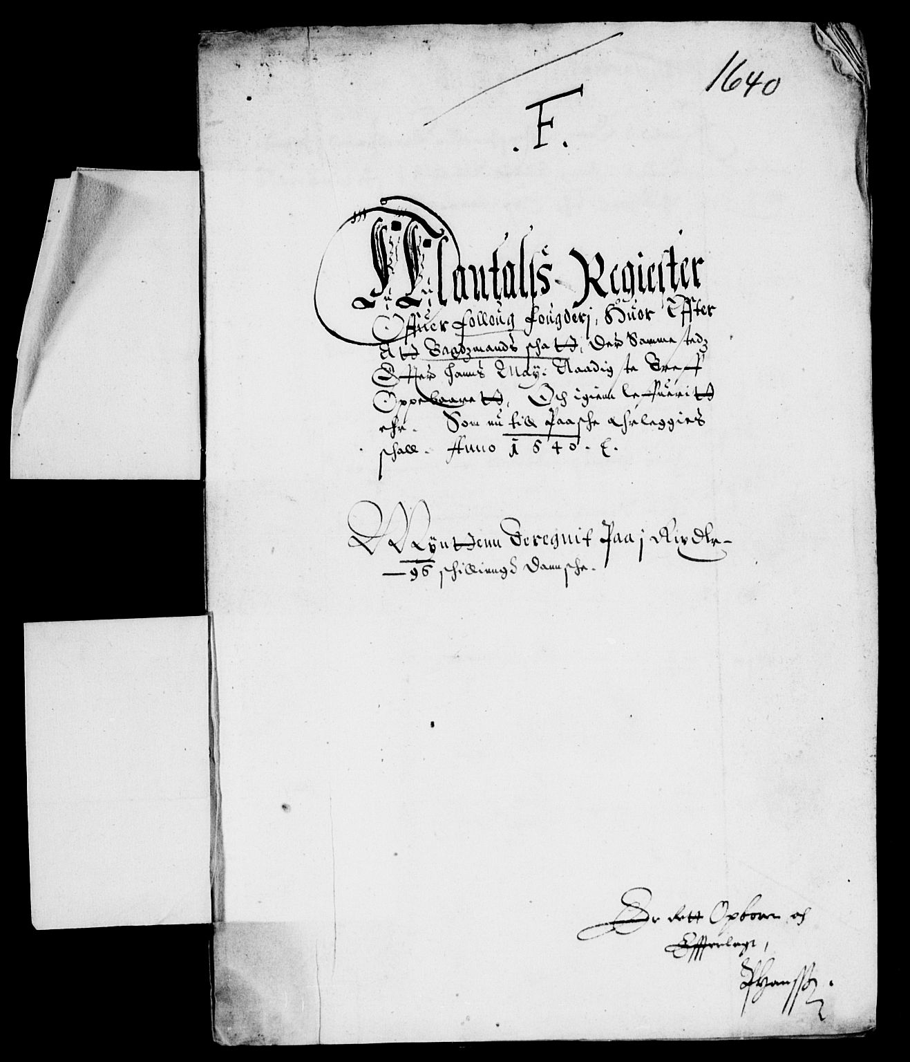 Rentekammeret inntil 1814, Reviderte regnskaper, Lensregnskaper, AV/RA-EA-5023/R/Rb/Rba/L0149: Akershus len, 1639-1640