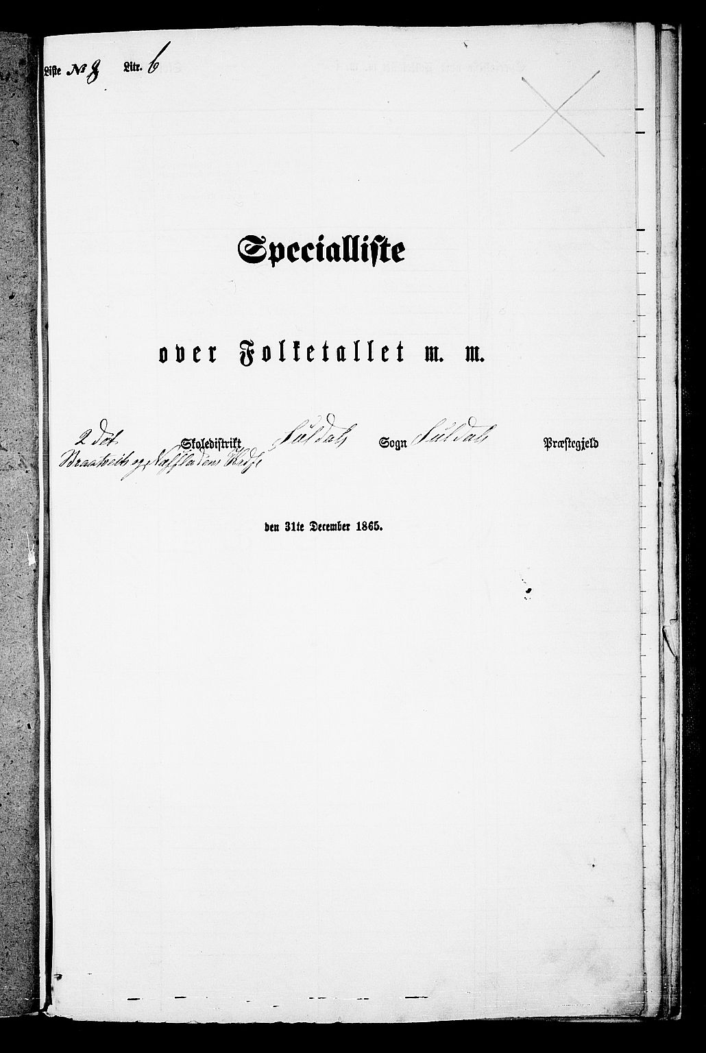 RA, 1865 census for Suldal, 1865, p. 114