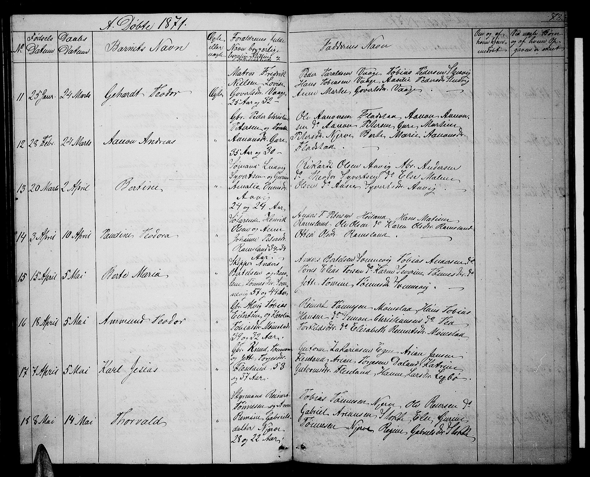 Sør-Audnedal sokneprestkontor, AV/SAK-1111-0039/F/Fb/Fba/L0002: Parish register (copy) no. B 2, 1853-1878, p. 78