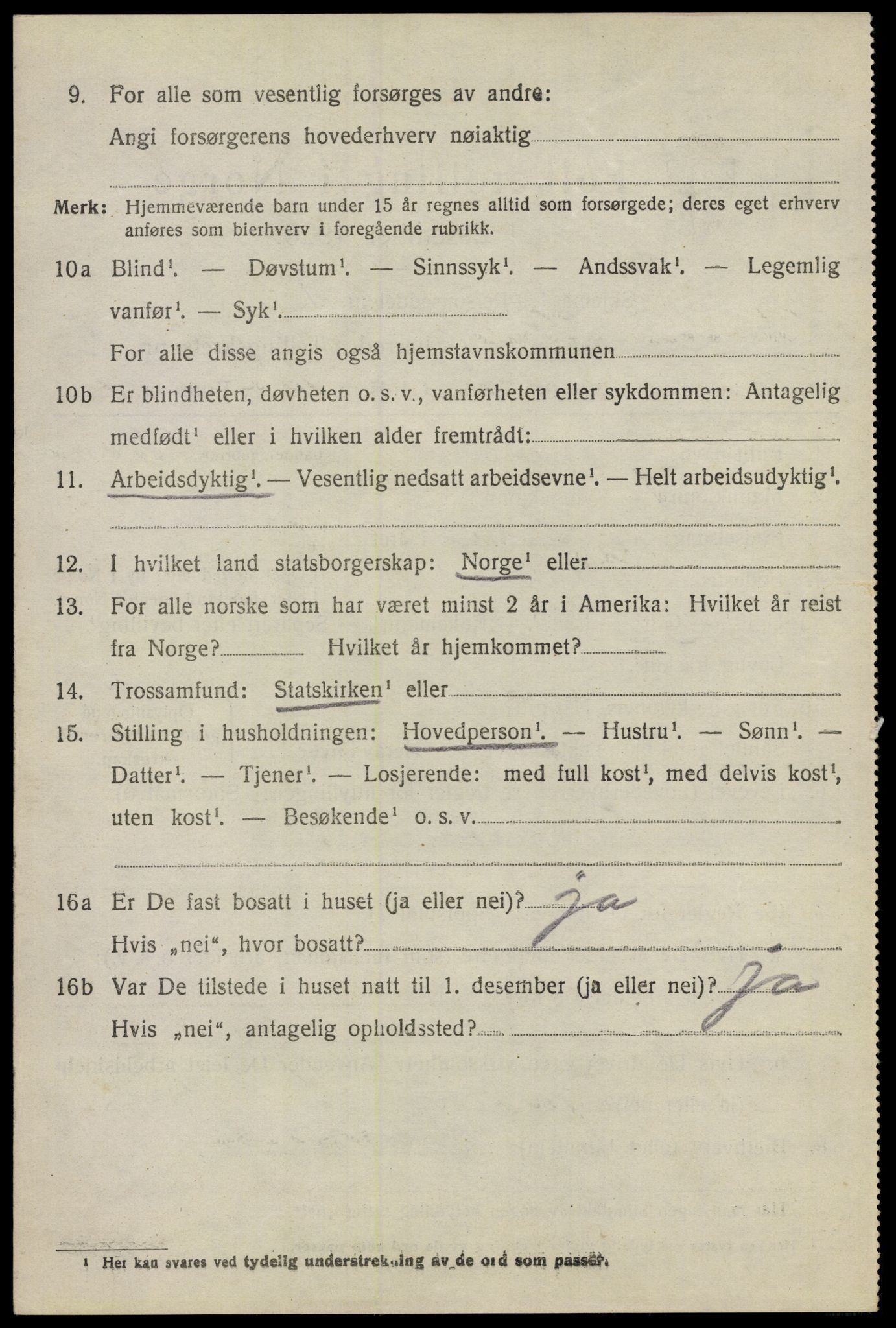 SAO, 1920 census for Våler, 1920, p. 1383