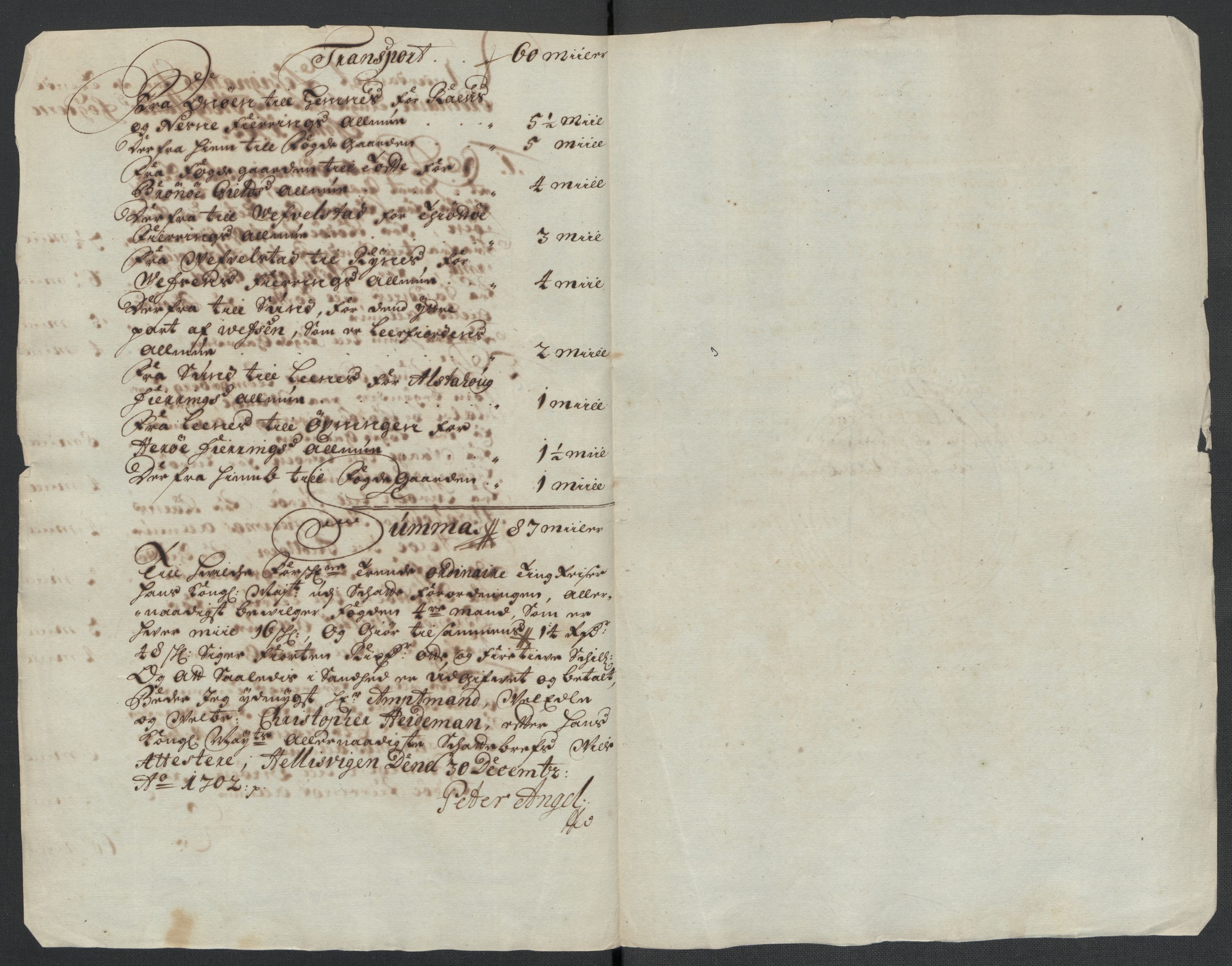 Rentekammeret inntil 1814, Reviderte regnskaper, Fogderegnskap, RA/EA-4092/R65/L4508: Fogderegnskap Helgeland, 1702-1705, p. 112