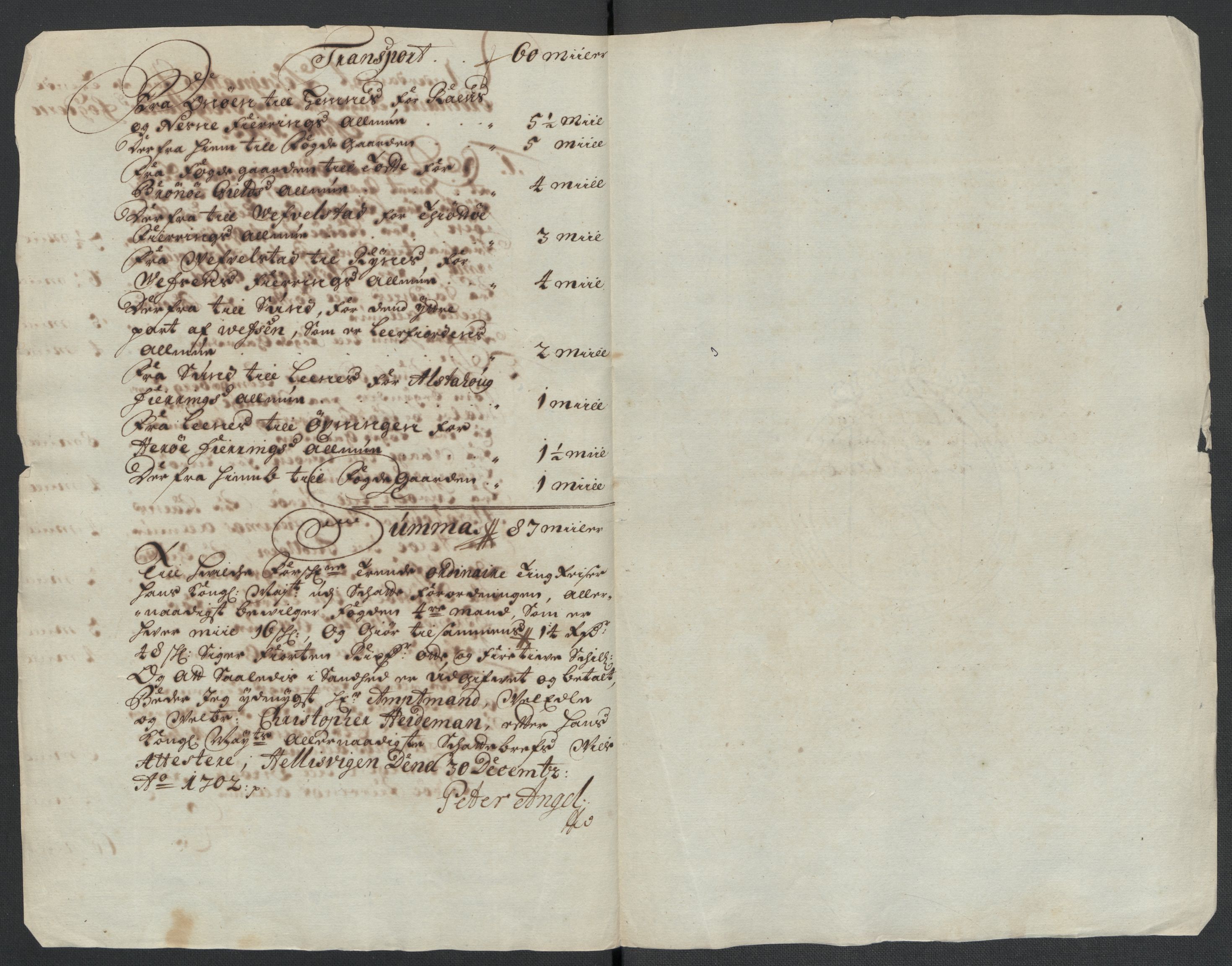 Rentekammeret inntil 1814, Reviderte regnskaper, Fogderegnskap, AV/RA-EA-4092/R65/L4508: Fogderegnskap Helgeland, 1702-1705, p. 112