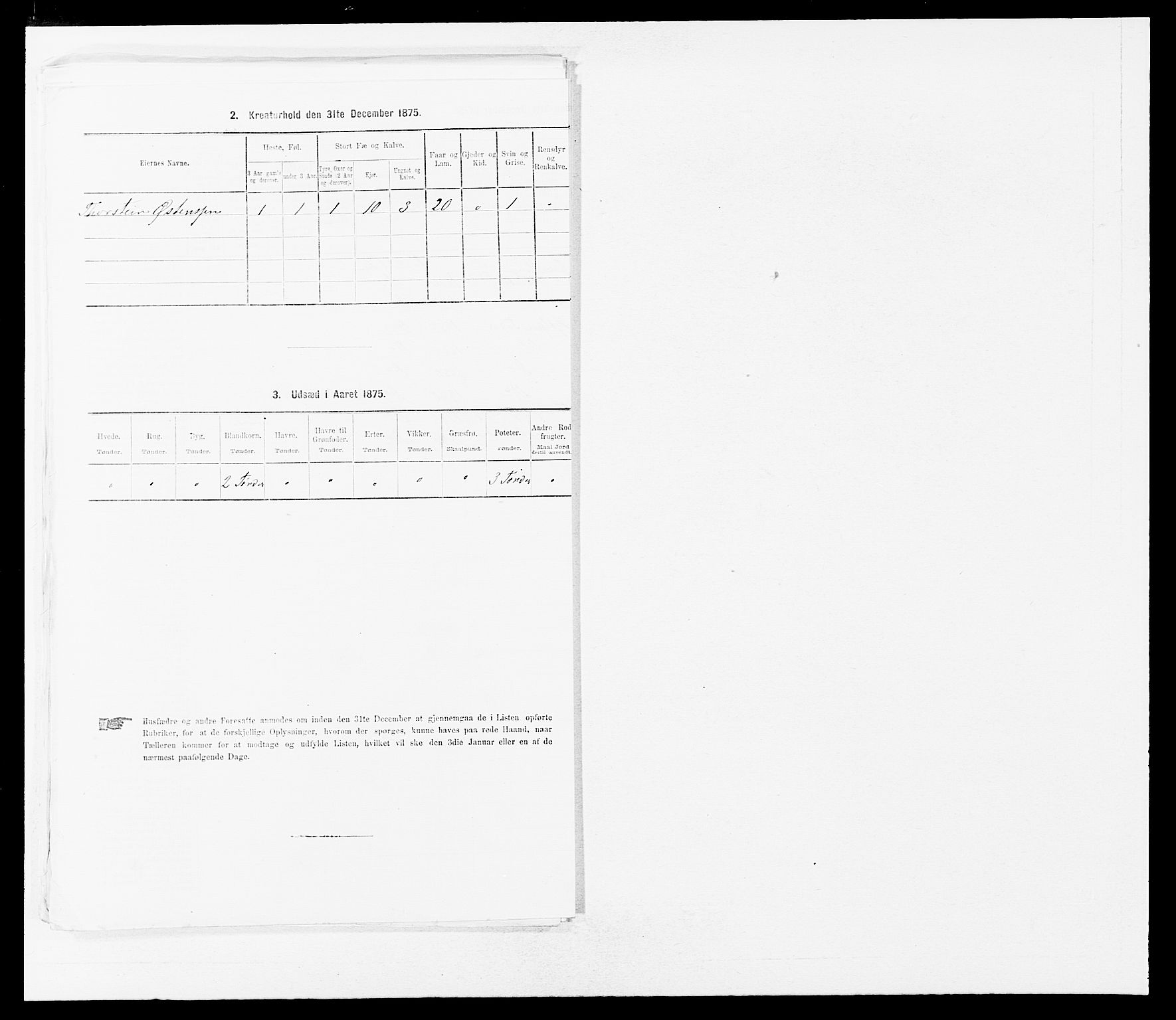 SAB, 1875 census for 1415P Lavik, 1875, p. 917