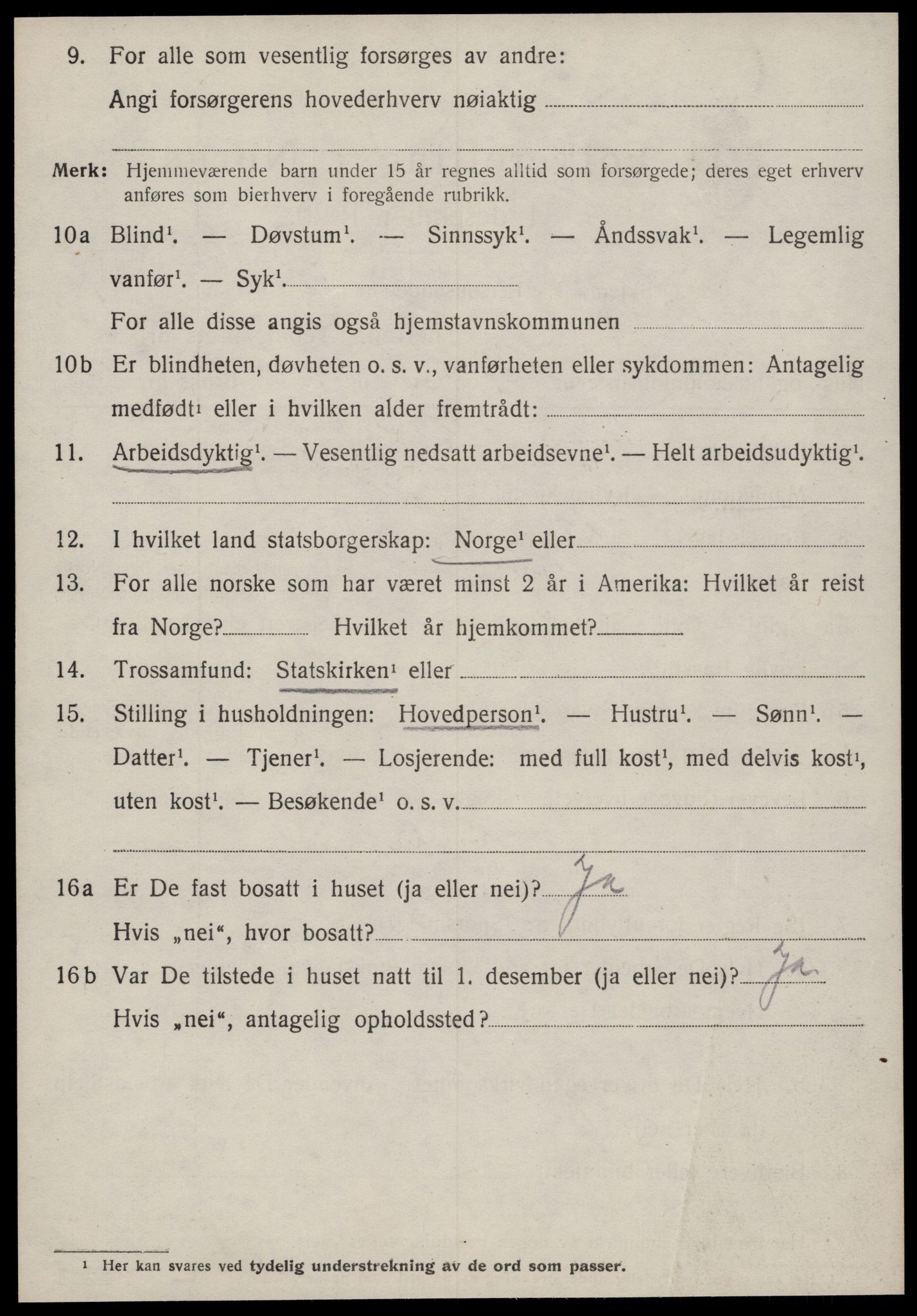 SAT, 1920 census for Edøy, 1920, p. 1813