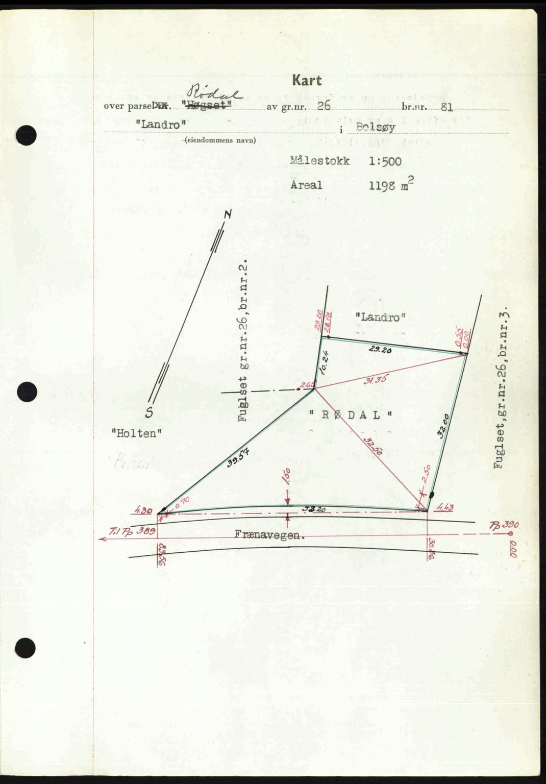 Romsdal sorenskriveri, AV/SAT-A-4149/1/2/2C: Mortgage book no. A32, 1950-1950, Diary no: : 282/1950