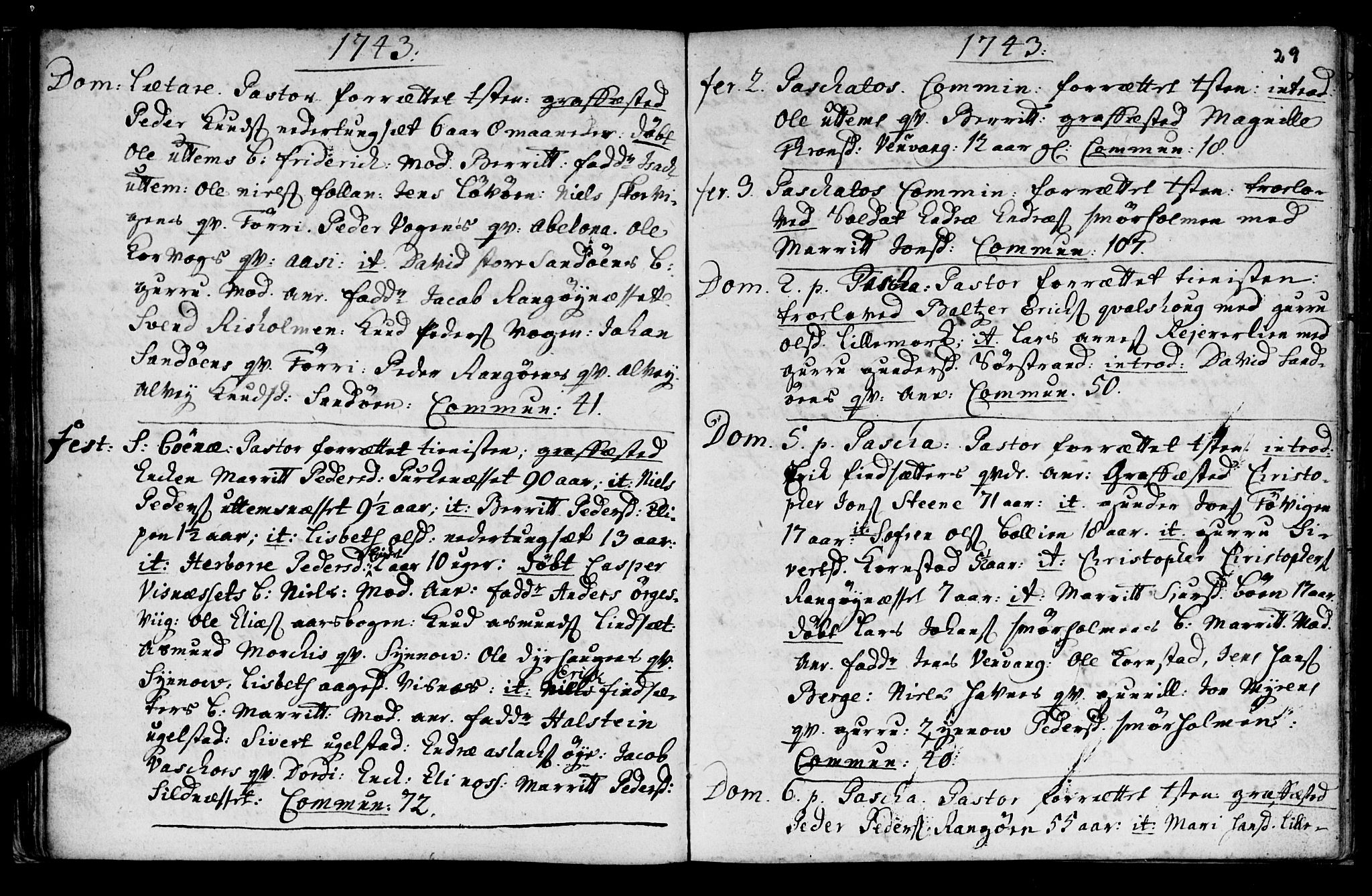 Ministerialprotokoller, klokkerbøker og fødselsregistre - Møre og Romsdal, AV/SAT-A-1454/570/L0827: Parish register (official) no. 570A01, 1737-1749, p. 29