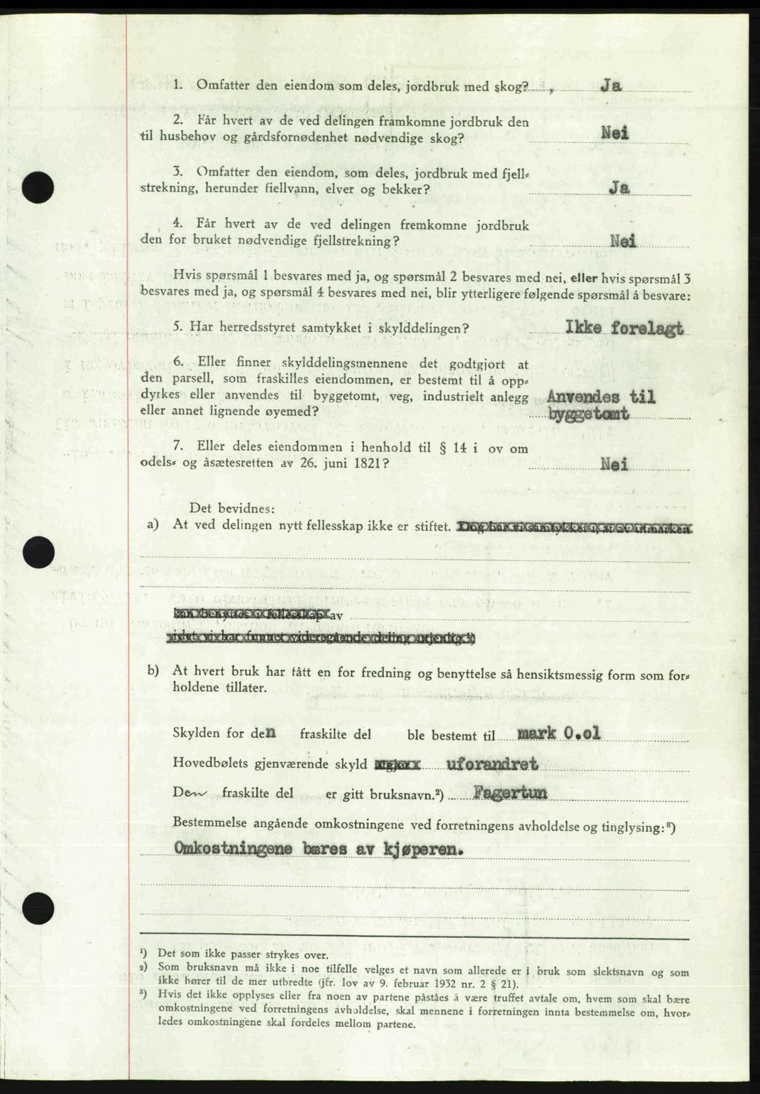 Romsdal sorenskriveri, AV/SAT-A-4149/1/2/2C: Mortgage book no. A23, 1947-1947, Diary no: : 1782/1947