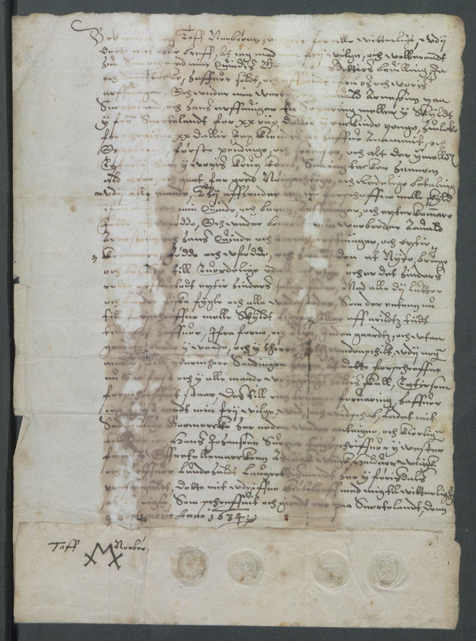 Riksarkivets diplomsamling, AV/RA-EA-5965/F02/L0146: Dokumenter, 1634, p. 18